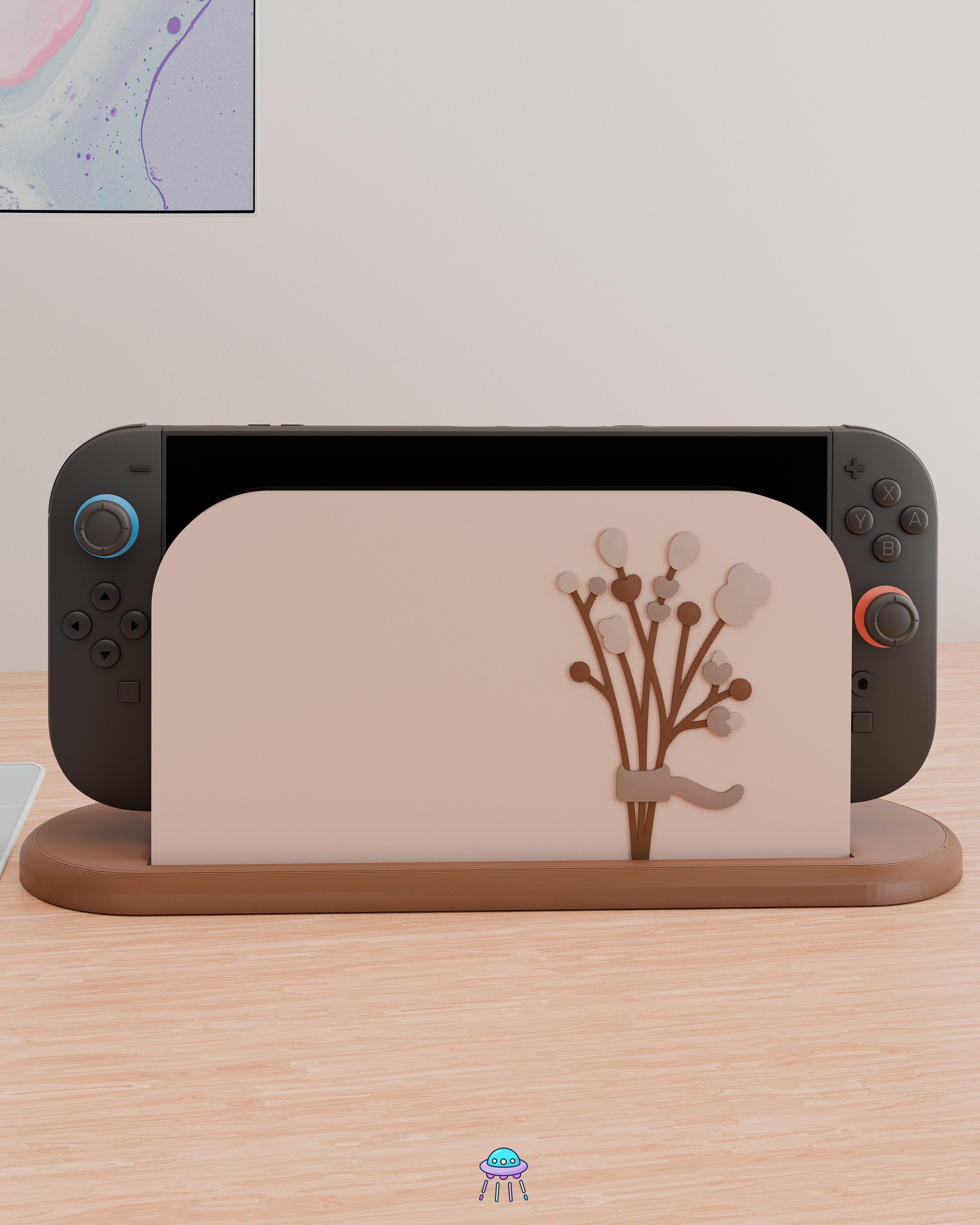 Fall Bouquet Dock Cover for Nintendo Switch 2 – Original Faceplate Design