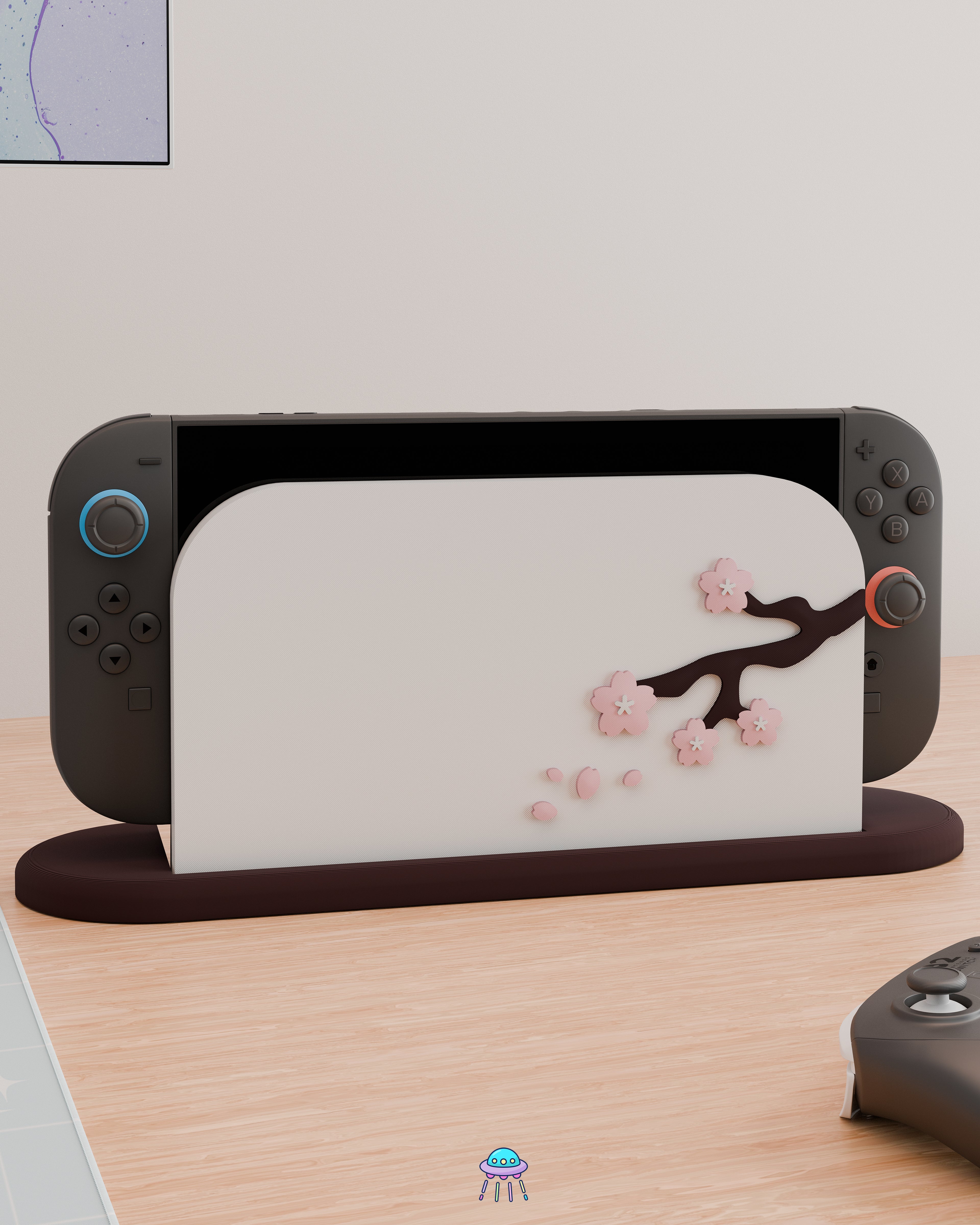 Sakura Tree Dock Cover for Nintendo Switch 2 – Original Faceplate Design