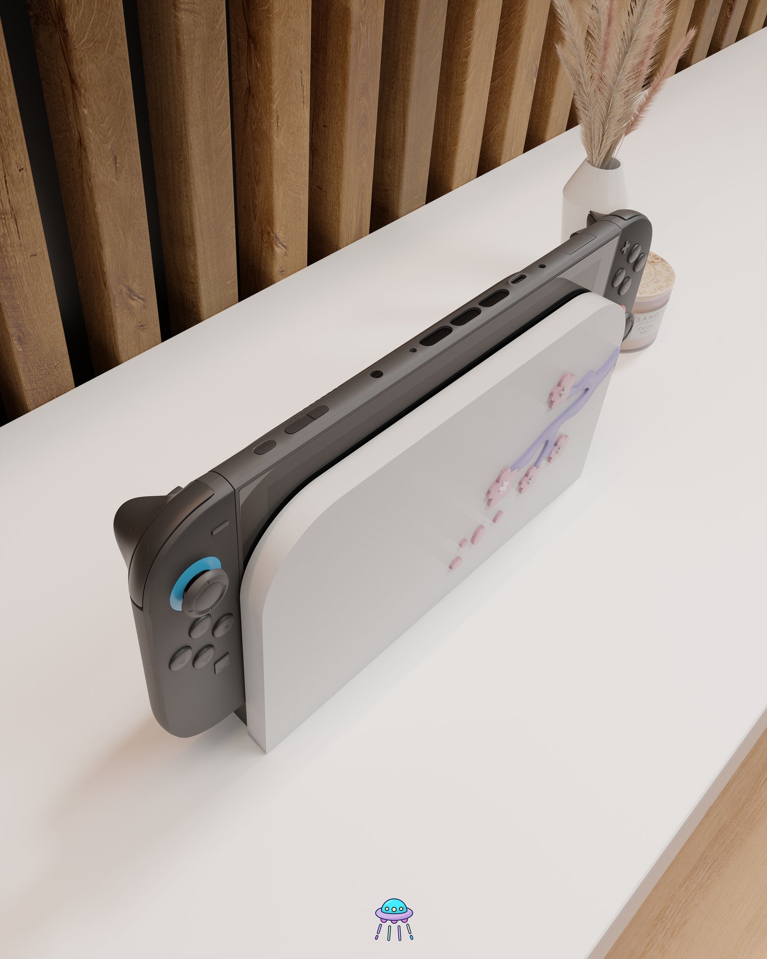 Sakura Dreams Dock Cover for Nintendo Switch 2 – Original Faceplate Design