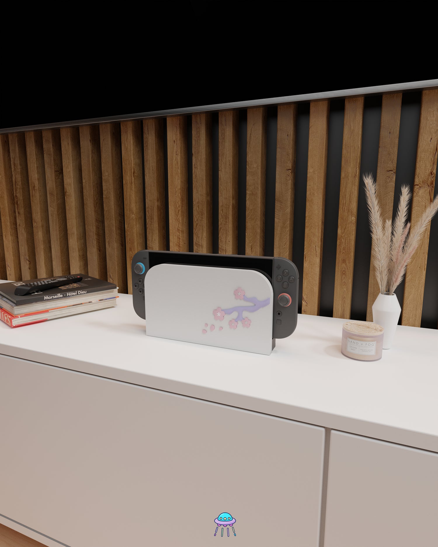 Sakura Dreams Dock Cover for Nintendo Switch 2 – Original Faceplate Design