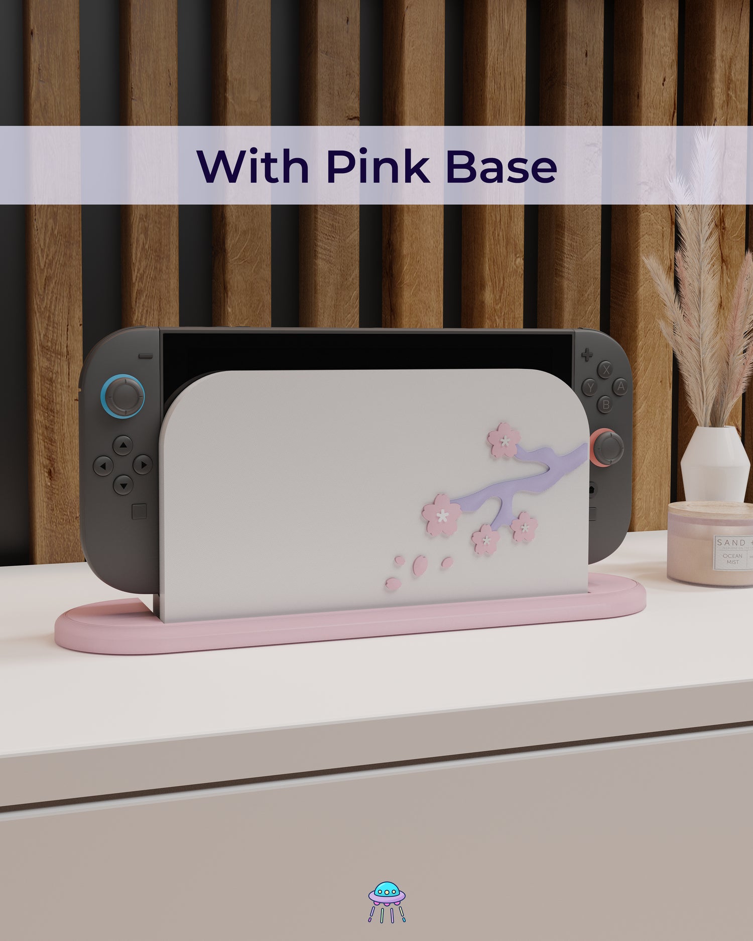 Sakura Dreams Dock Cover for Nintendo Switch 2 – Original Faceplate Design