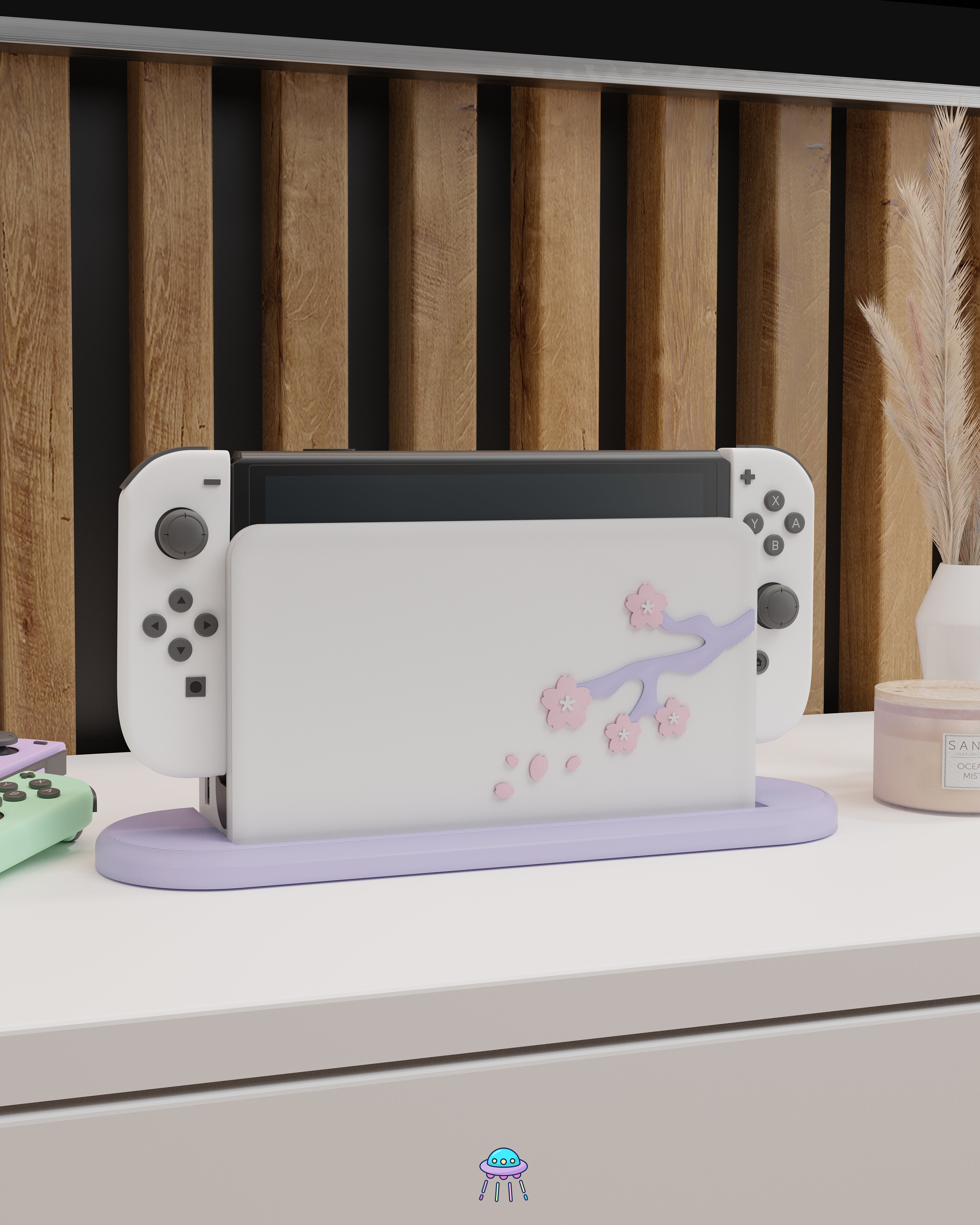 Sakura Dreams Cover for Nintendo Switch – Original Faceplate Design