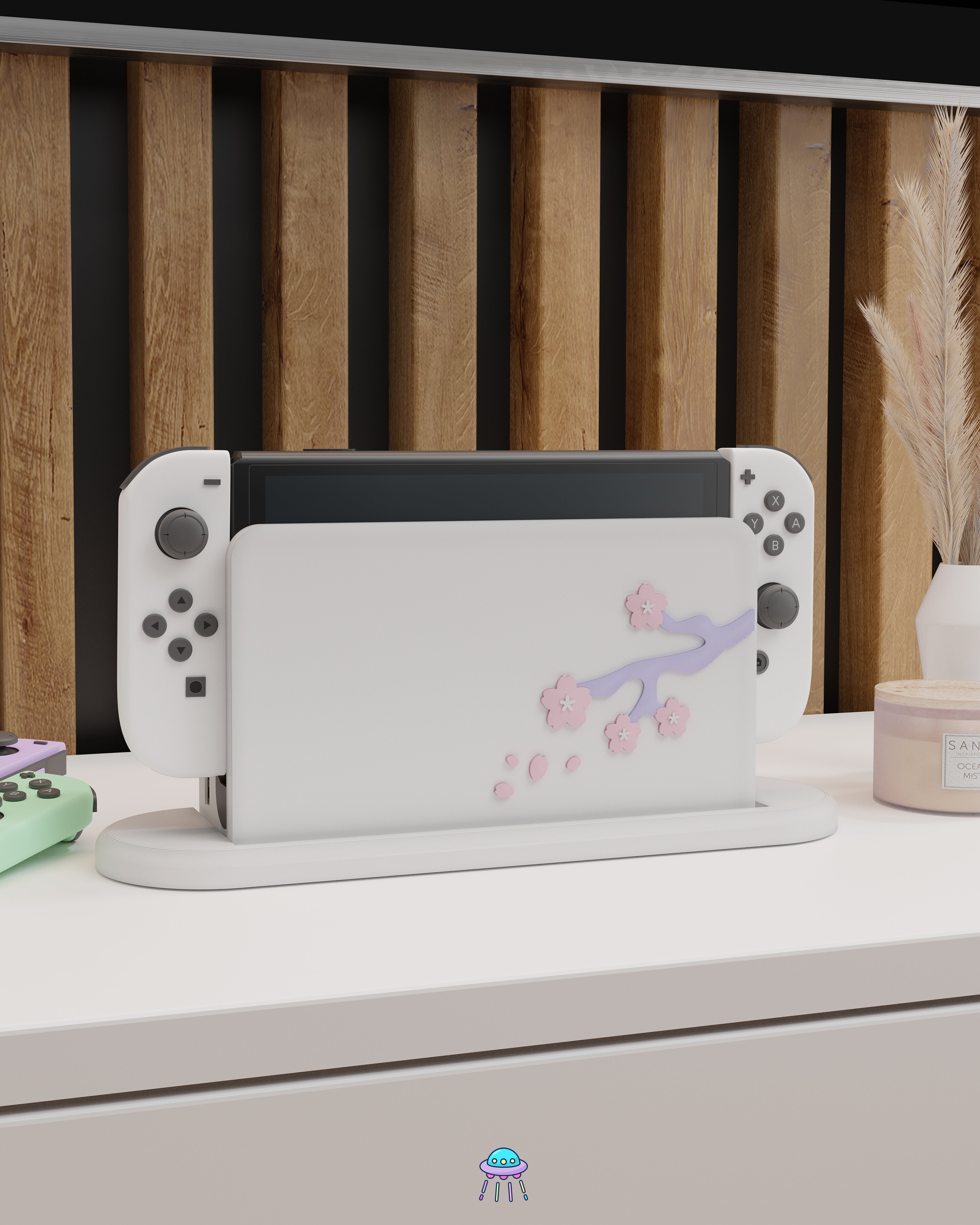 Sakura Dreams Cover for Nintendo Switch – Original Faceplate Design