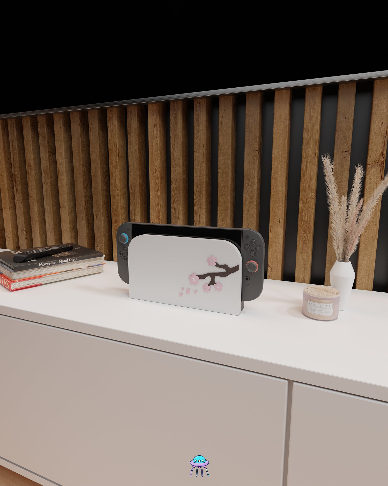 Sakura Tree Dock Cover for Nintendo Switch 2 – Original Faceplate Design