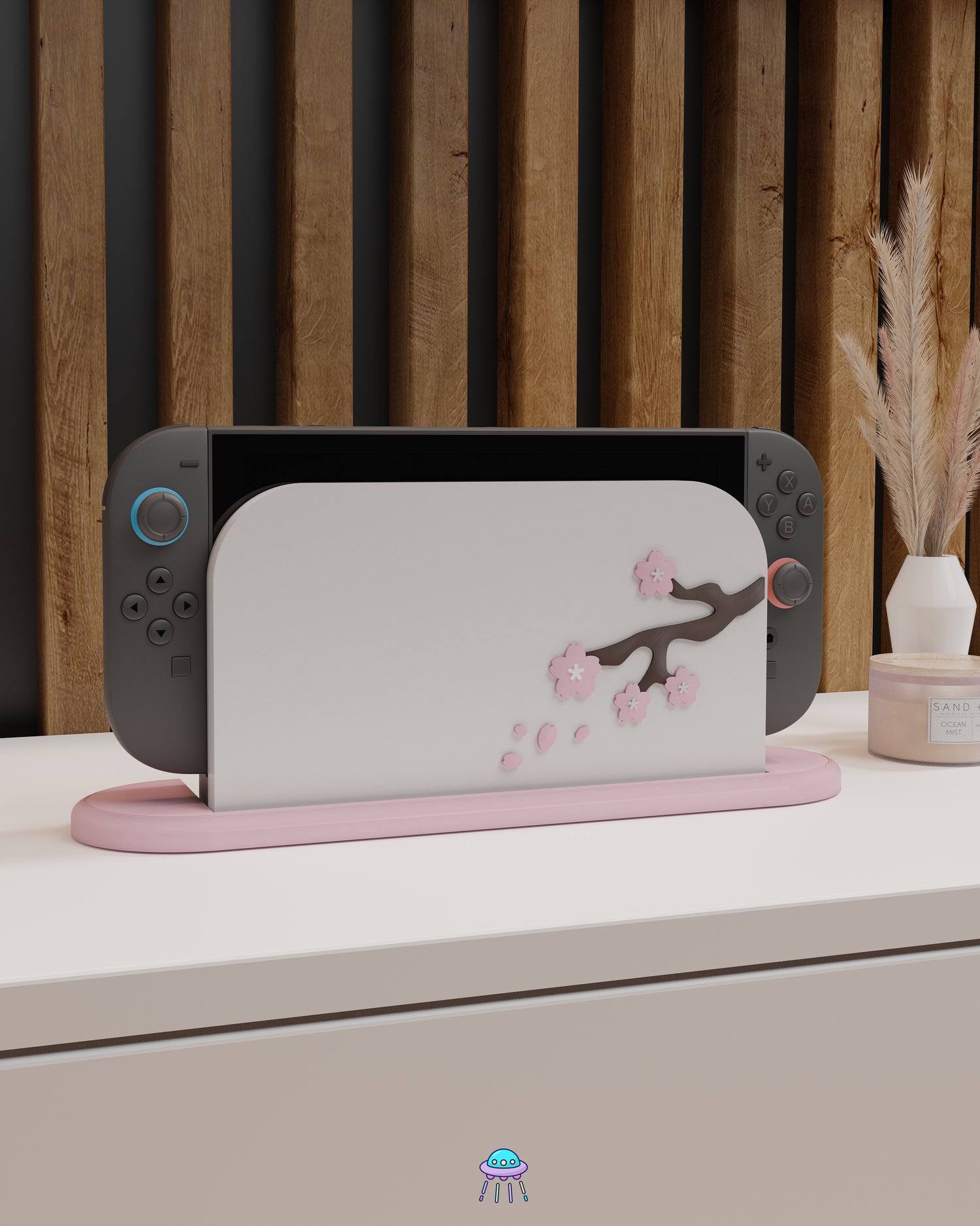 Sakura Tree Dock Cover for Nintendo Switch 2 – Original Faceplate Design