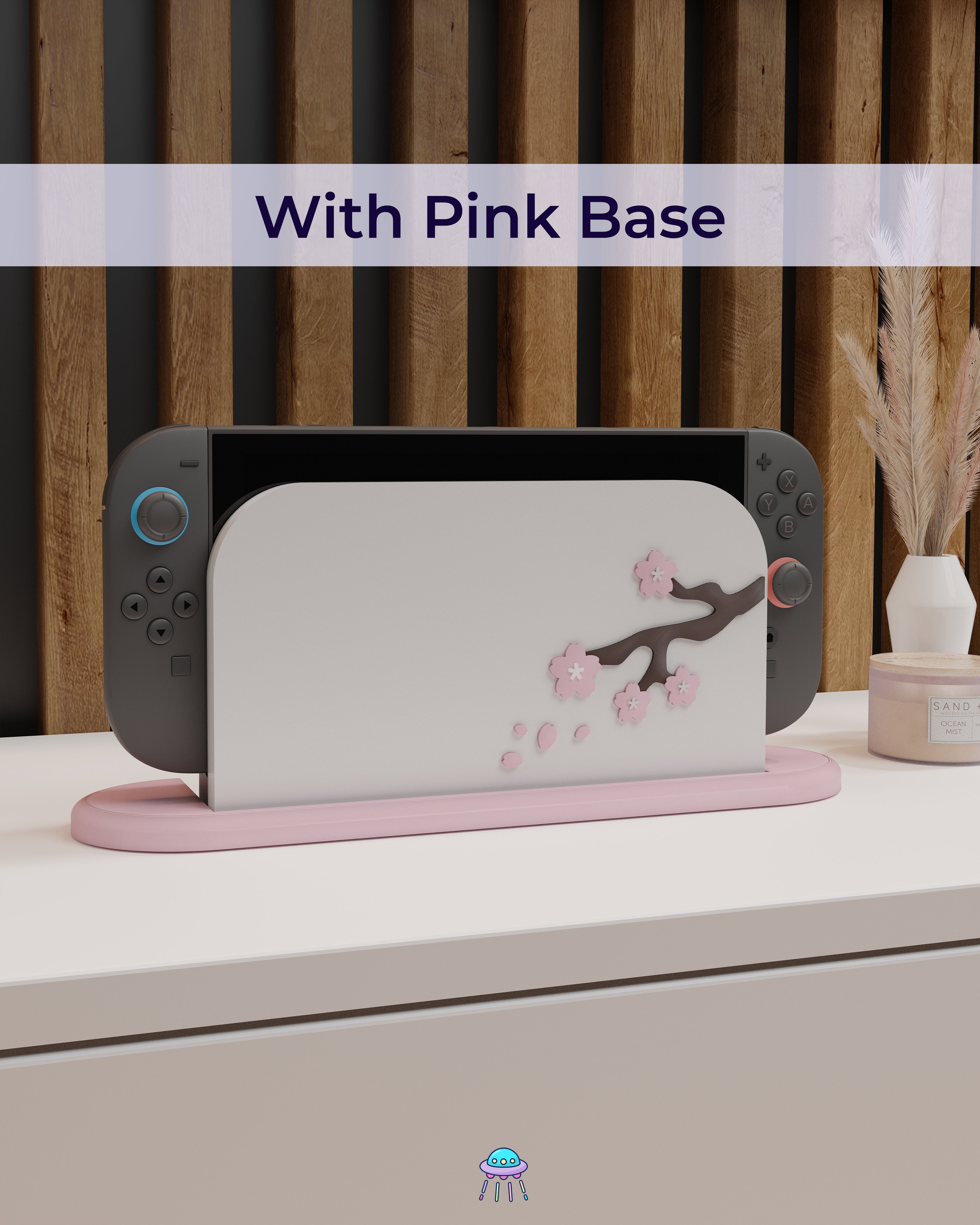 Sakura Tree Dock Cover for Nintendo Switch 2 – Original Faceplate Design