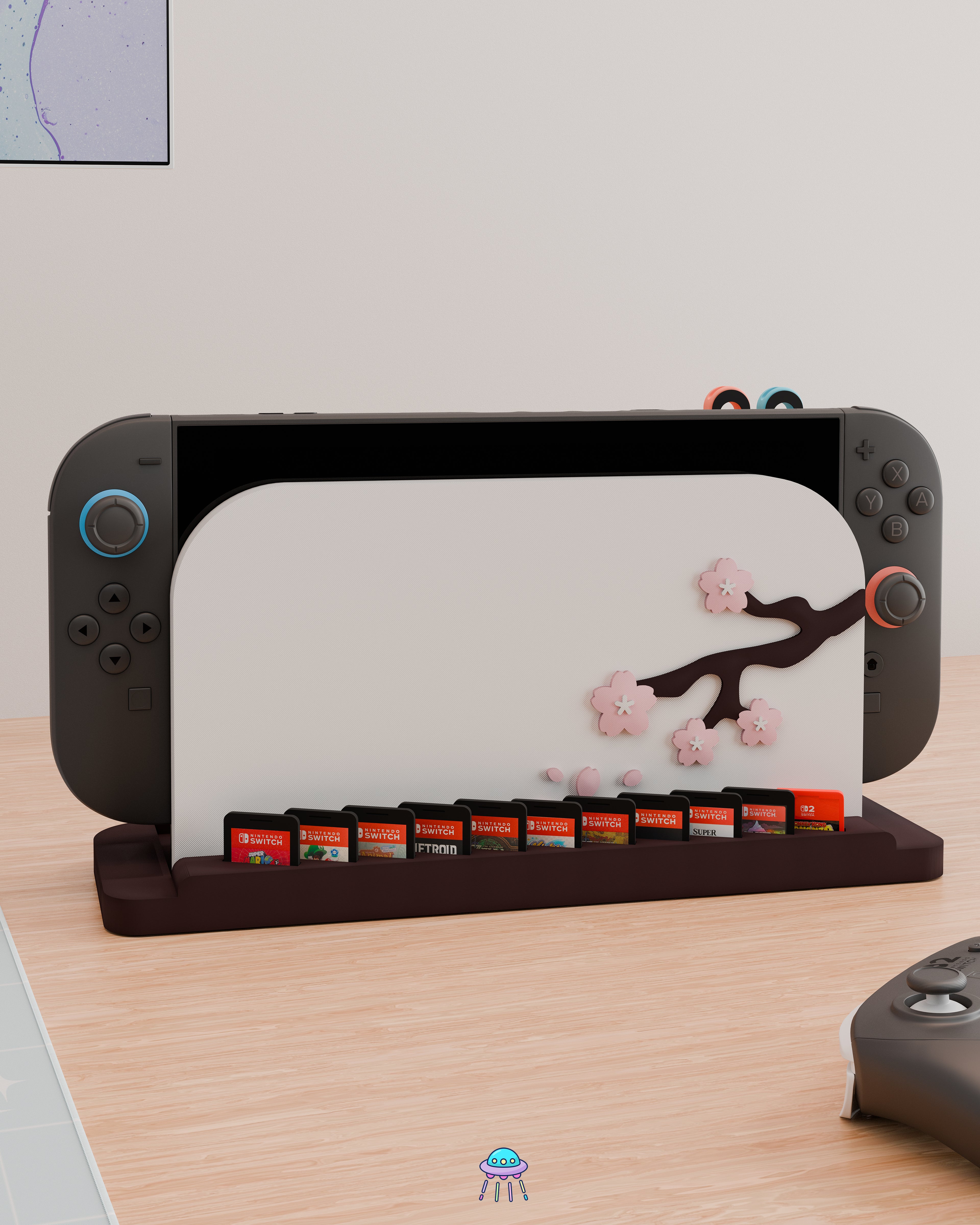 Sakura Tree Dock Cover for Nintendo Switch 2 – Original Faceplate Design