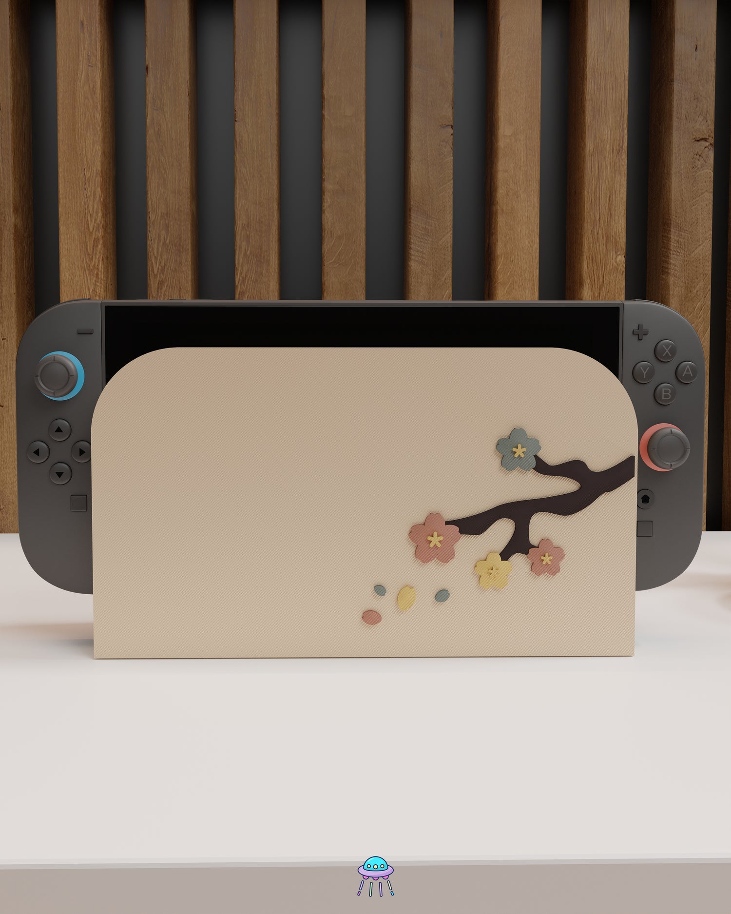Sakura Falls Dock Cover for Nintendo Switch 2 – Original Faceplate Design