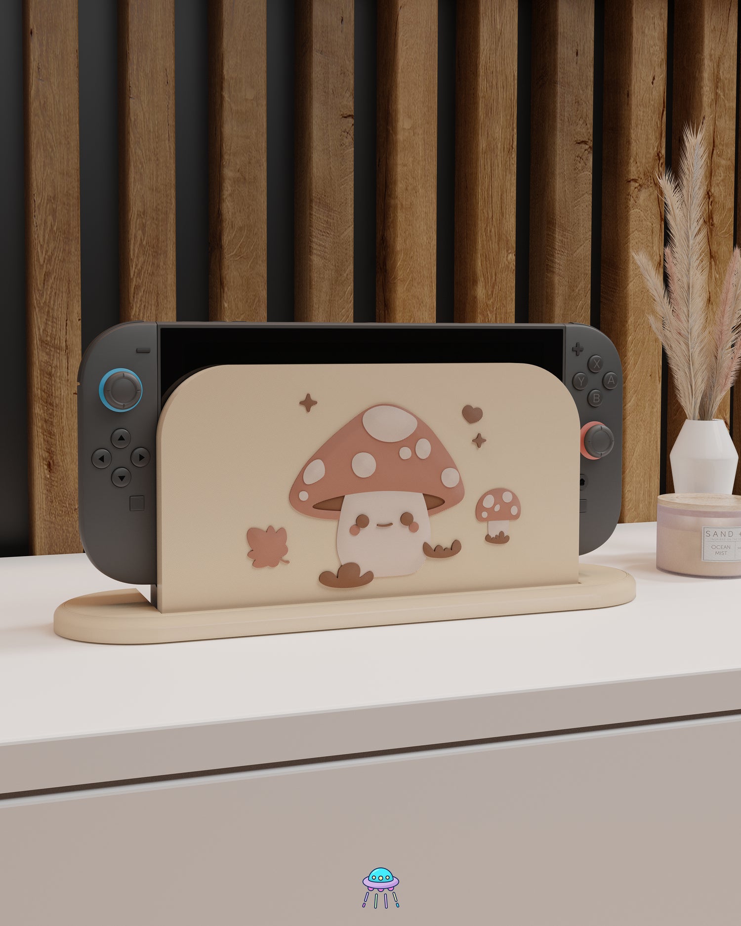 Little Toadstool Dock Cover for Nintendo Switch 2 – Original Faceplate Design
