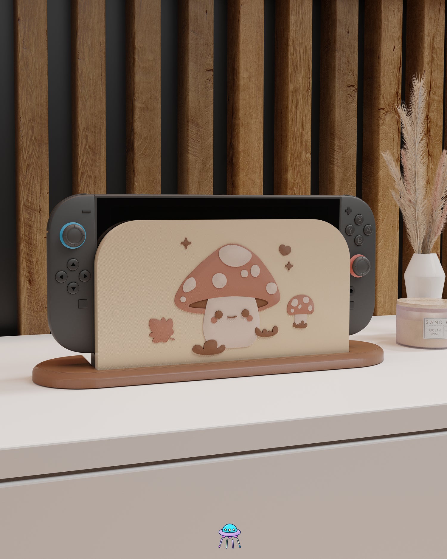 Little Toadstool Dock Cover for Nintendo Switch 2 – Original Faceplate Design