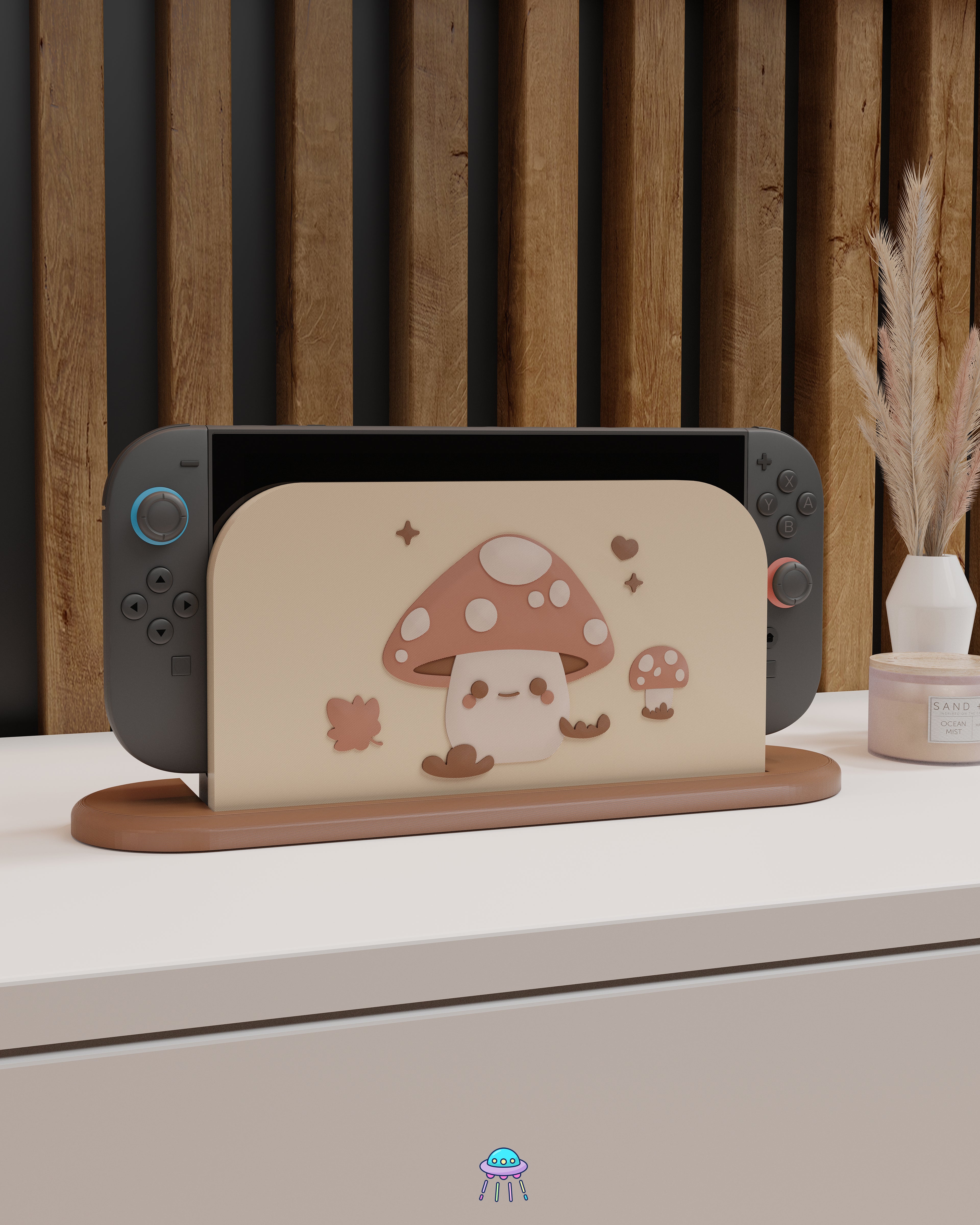 Little Toadstool Dock Cover for Nintendo Switch 2 – Original Faceplate Design