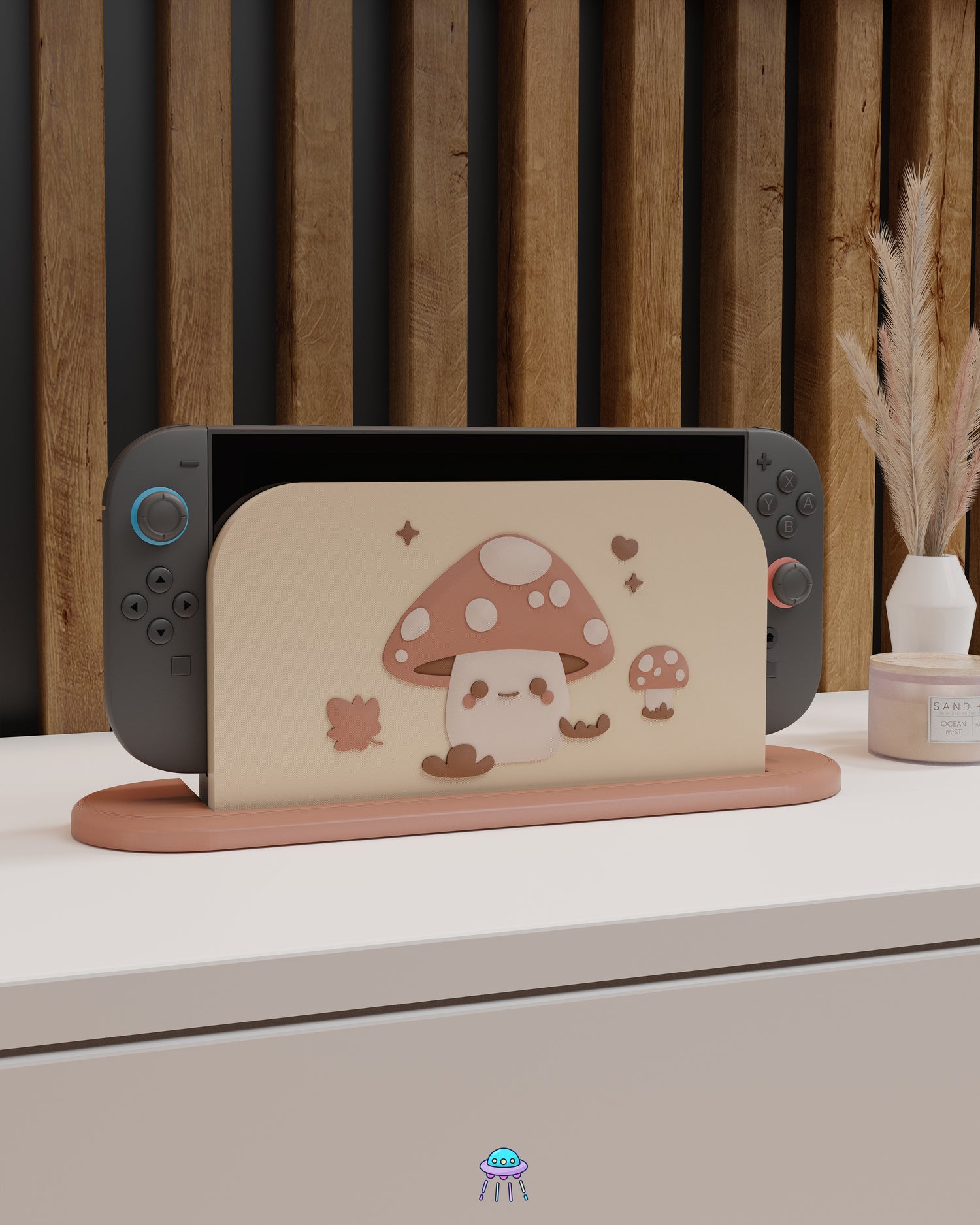 Little Toadstool Dock Cover for Nintendo Switch 2 – Original Faceplate Design