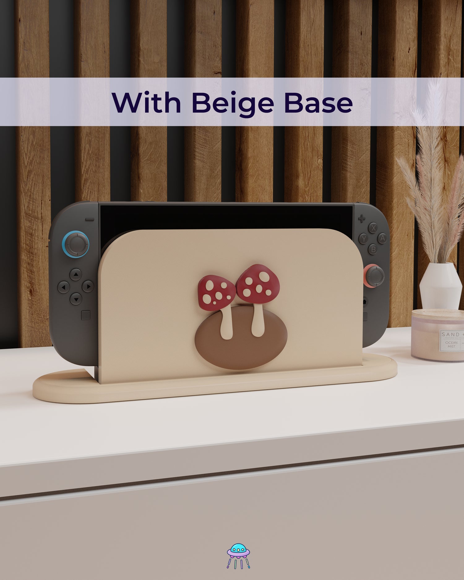 Shroomy Dock Cover for Nintendo Switch 2 – Original Faceplate Design