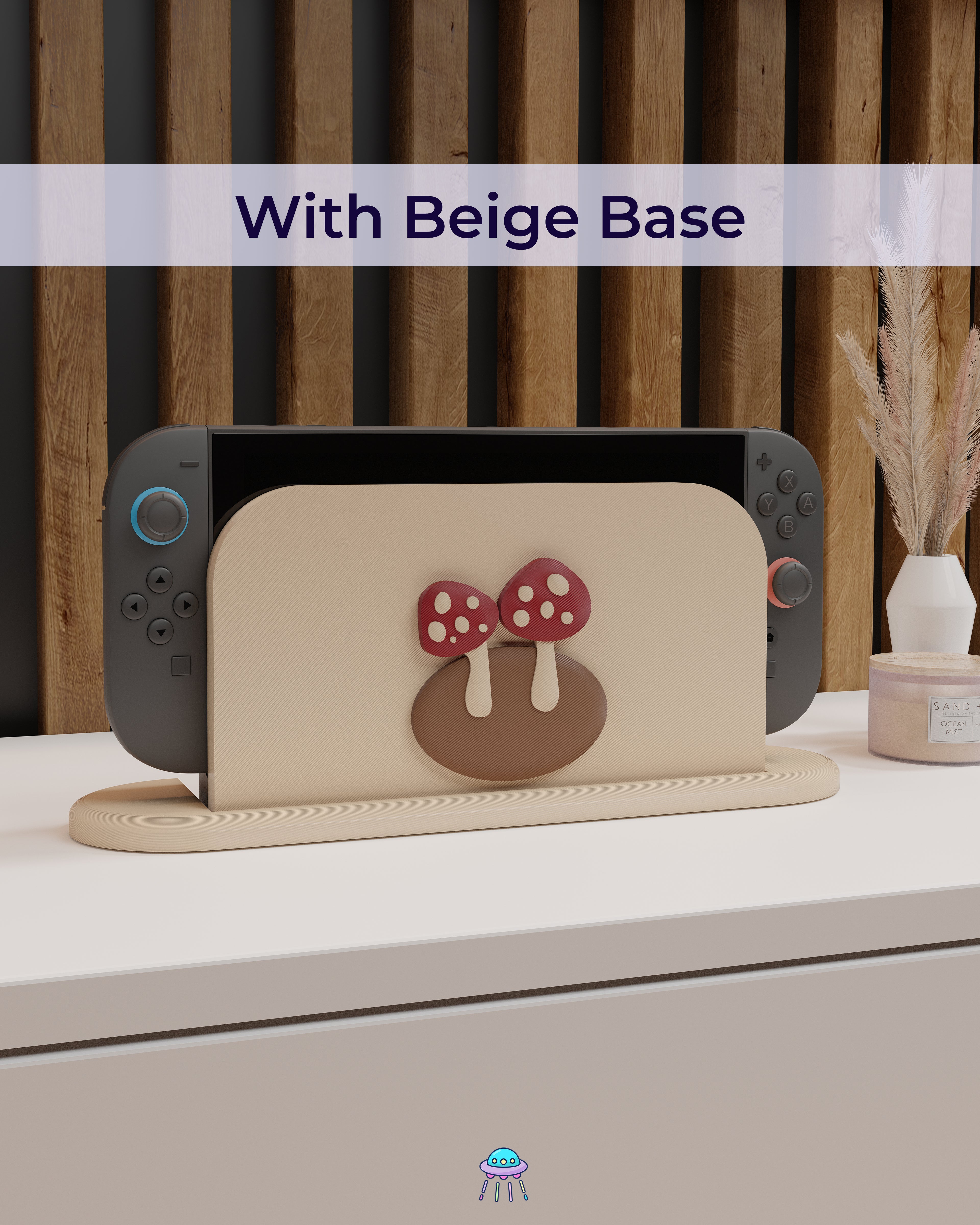 Shroomy Dock Cover for Nintendo Switch 2 – Original Faceplate Design