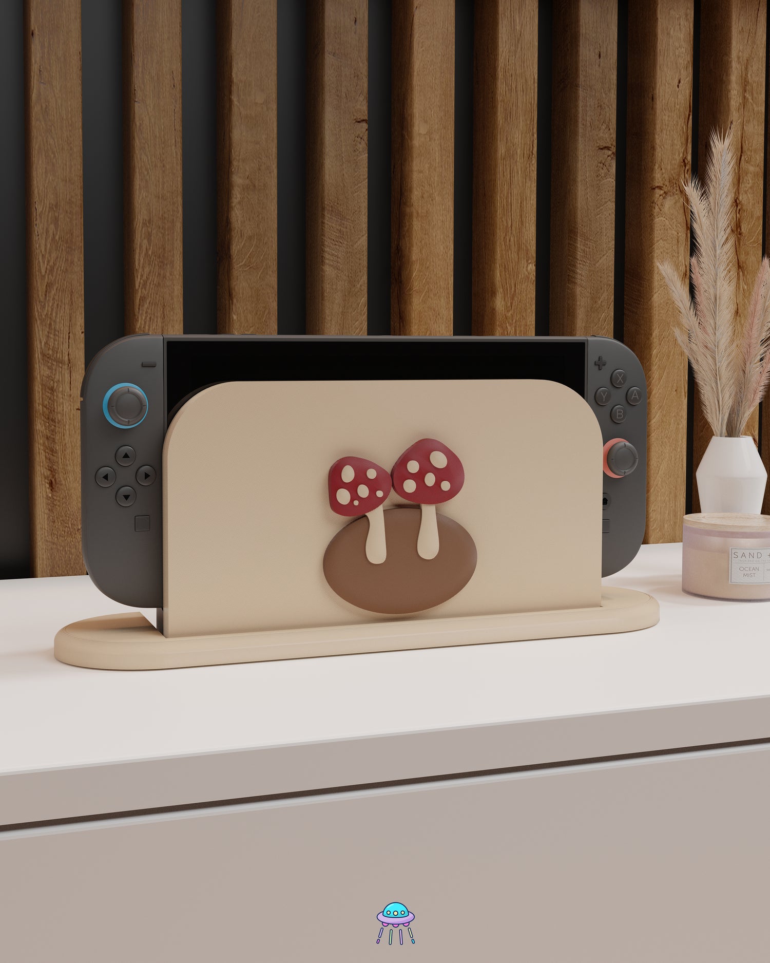 Shroomy Dock Cover for Nintendo Switch 2 – Original Faceplate Design