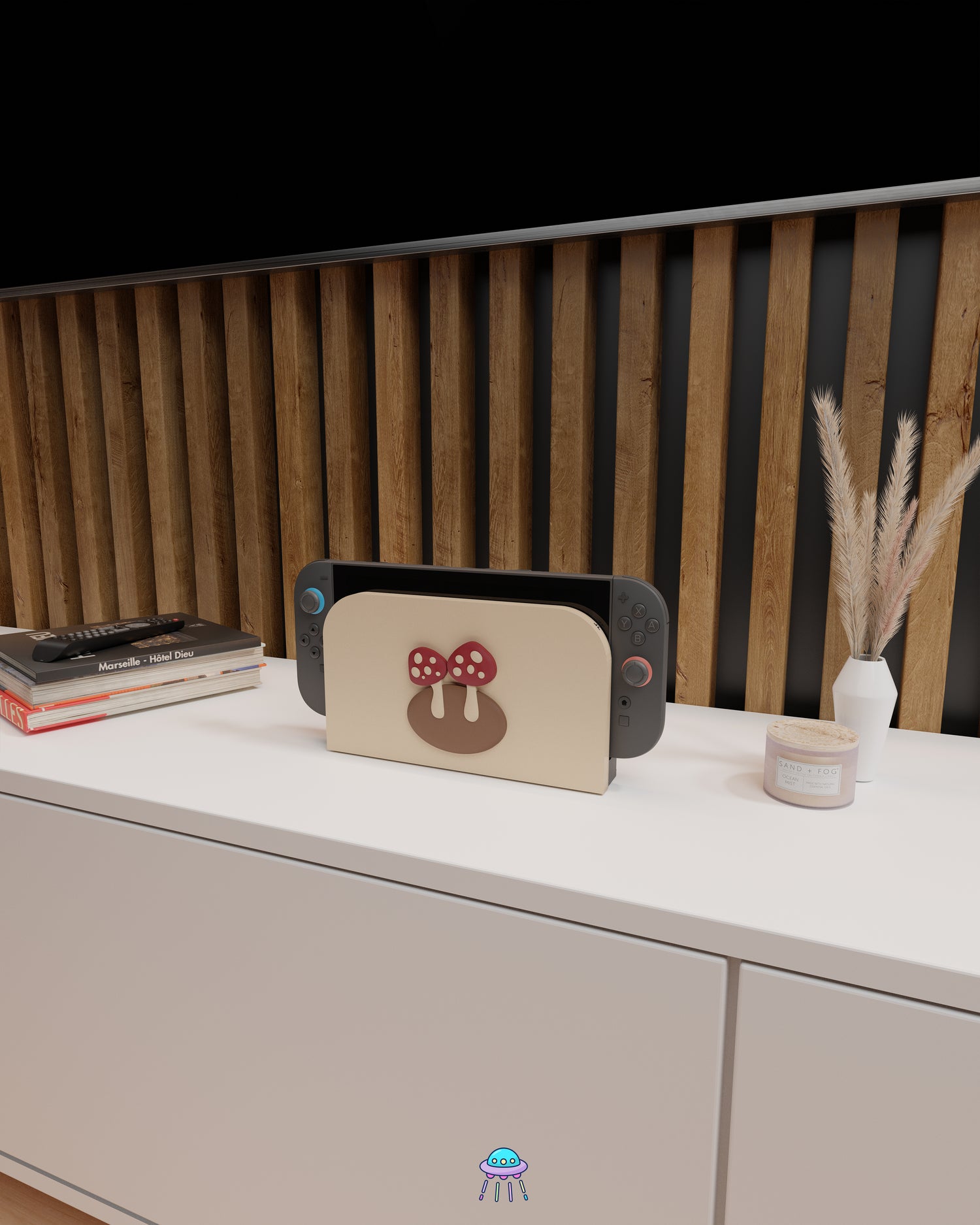 Shroomy Dock Cover for Nintendo Switch 2 – Original Faceplate Design