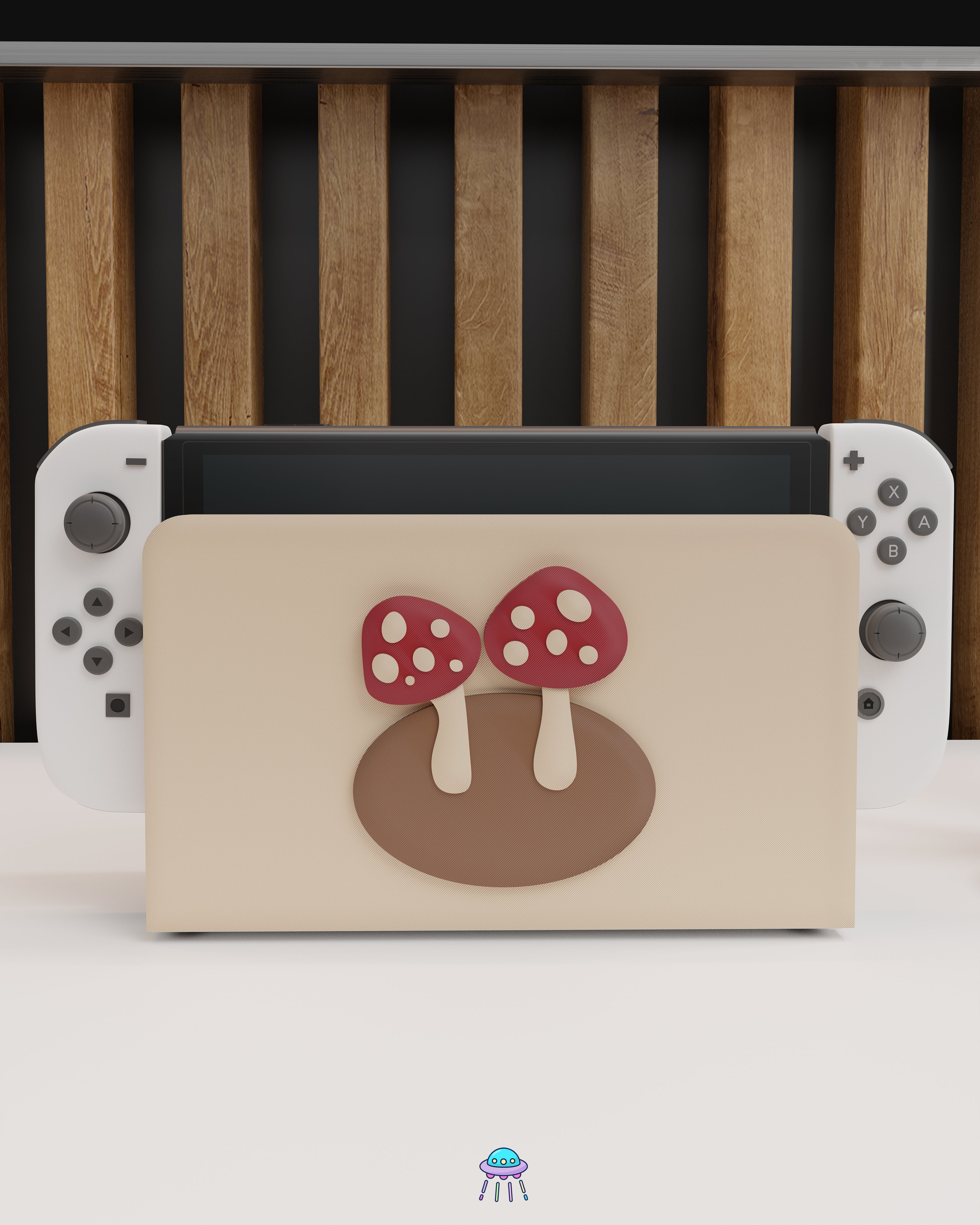 Shroomy Dock Cover for Nintendo Switch – Original Faceplate Design