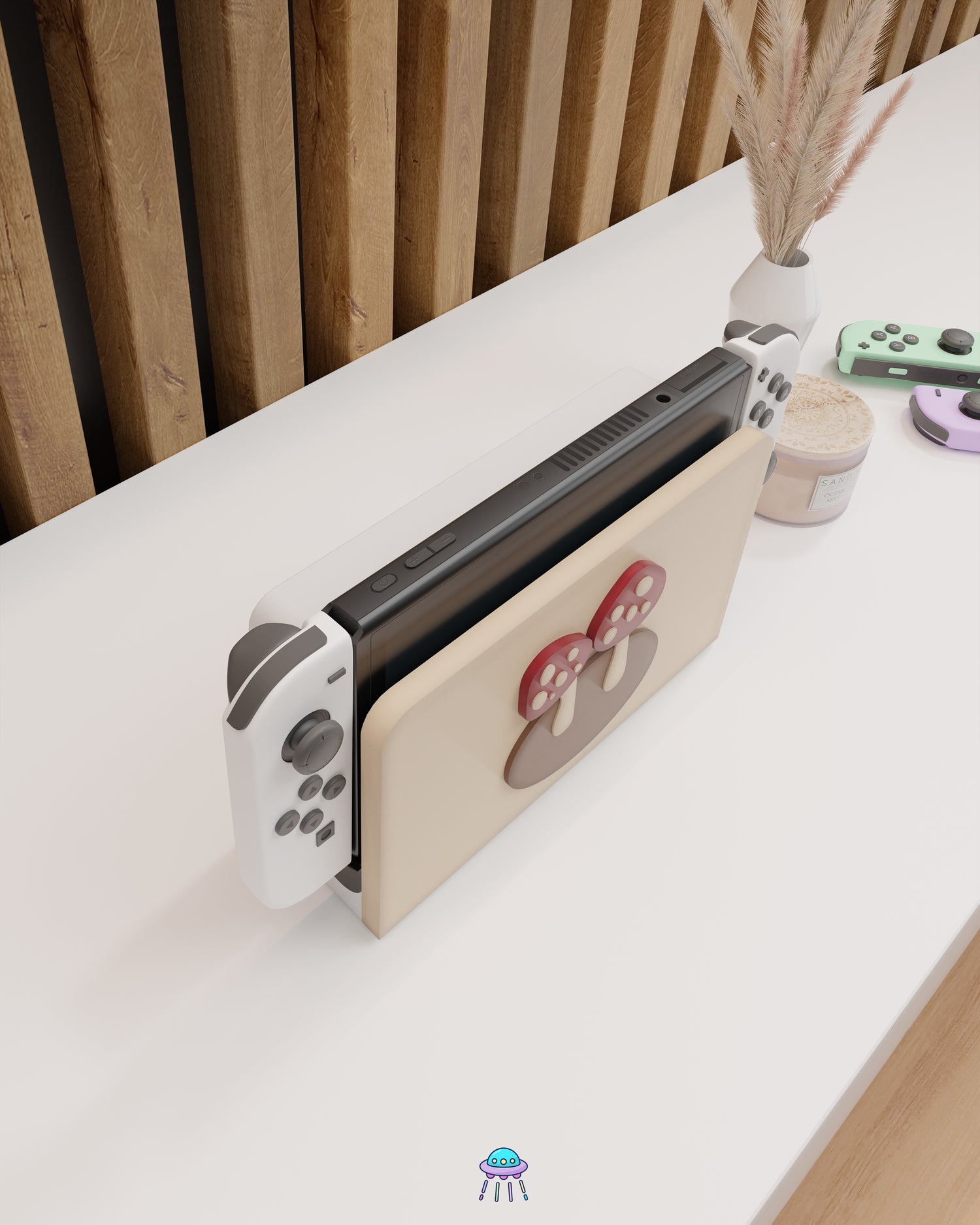 Shroomy Dock Cover for Nintendo Switch – Original Faceplate Design