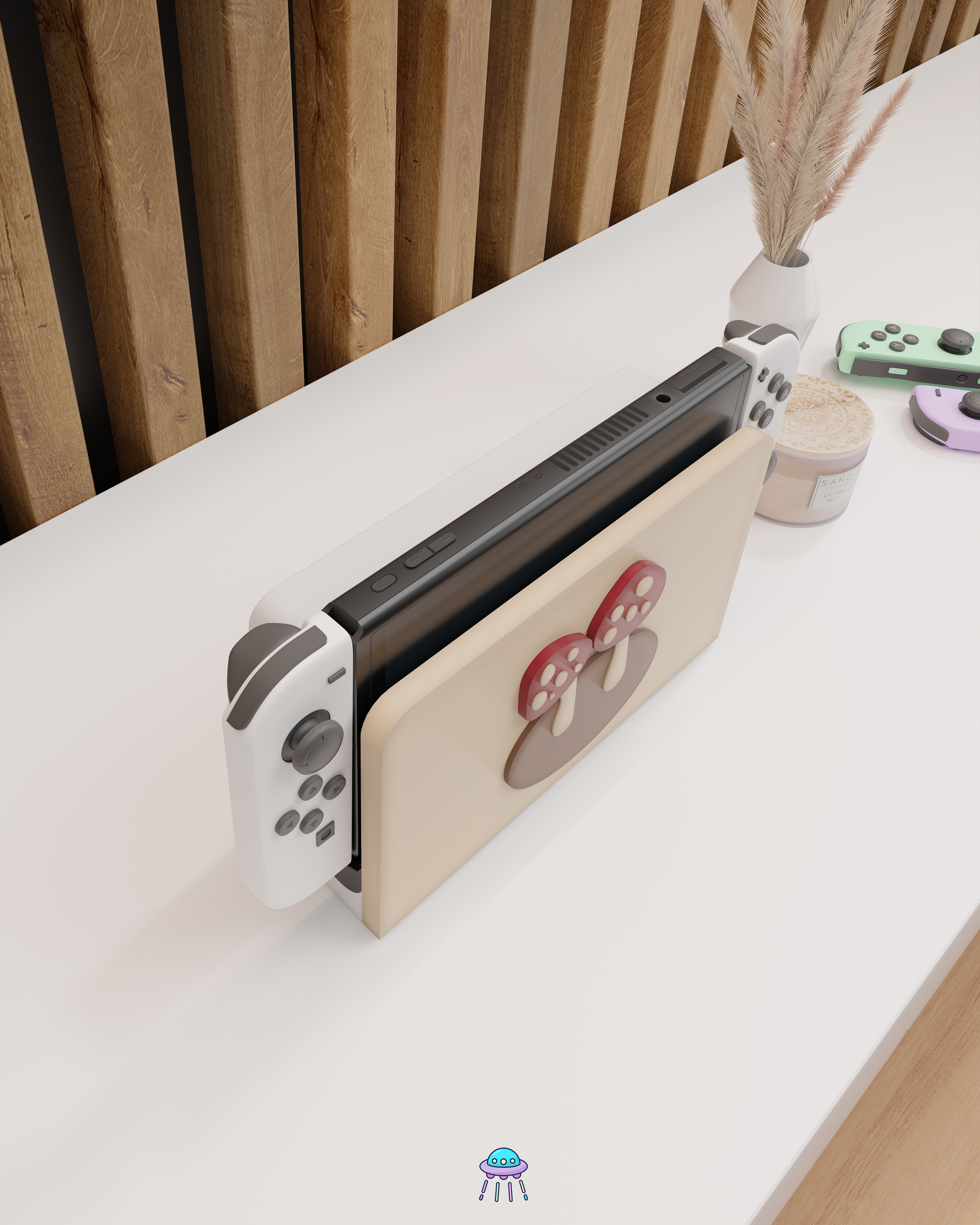 Shroomy Dock Cover for Nintendo Switch – Original Faceplate Design