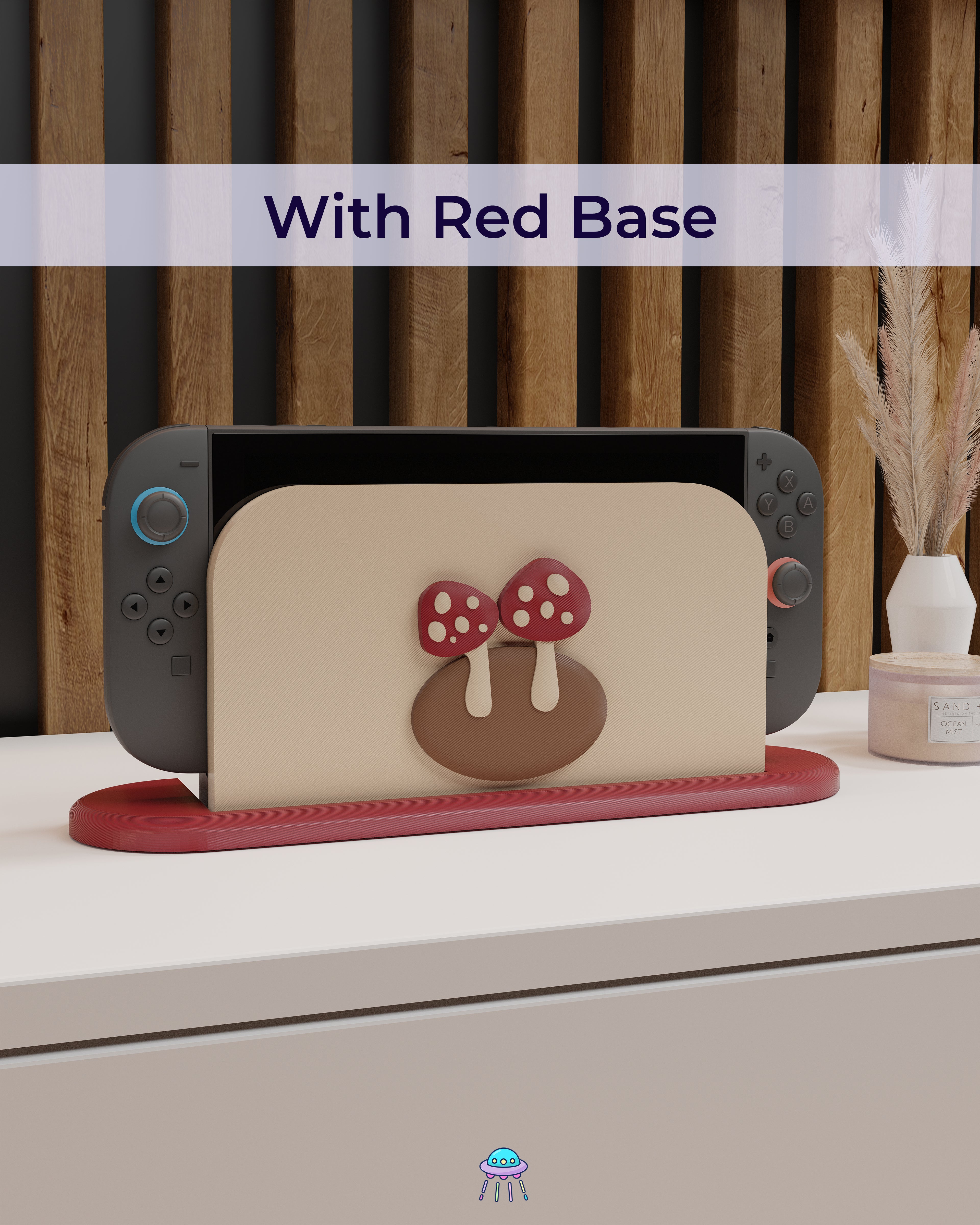 Shroomy Dock Cover for Nintendo Switch 2 – Original Faceplate Design