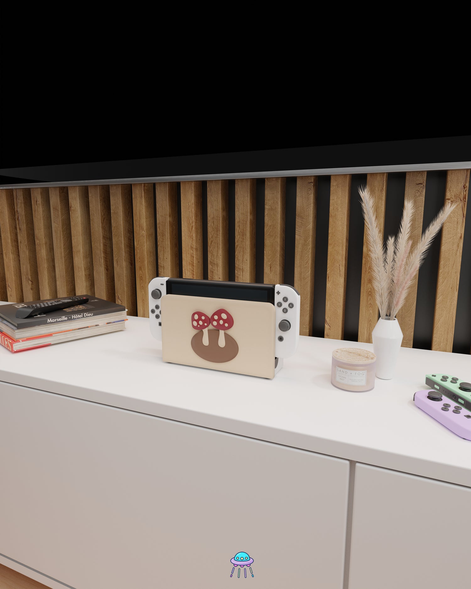 Shroomy Dock Cover for Nintendo Switch – Original Faceplate Design