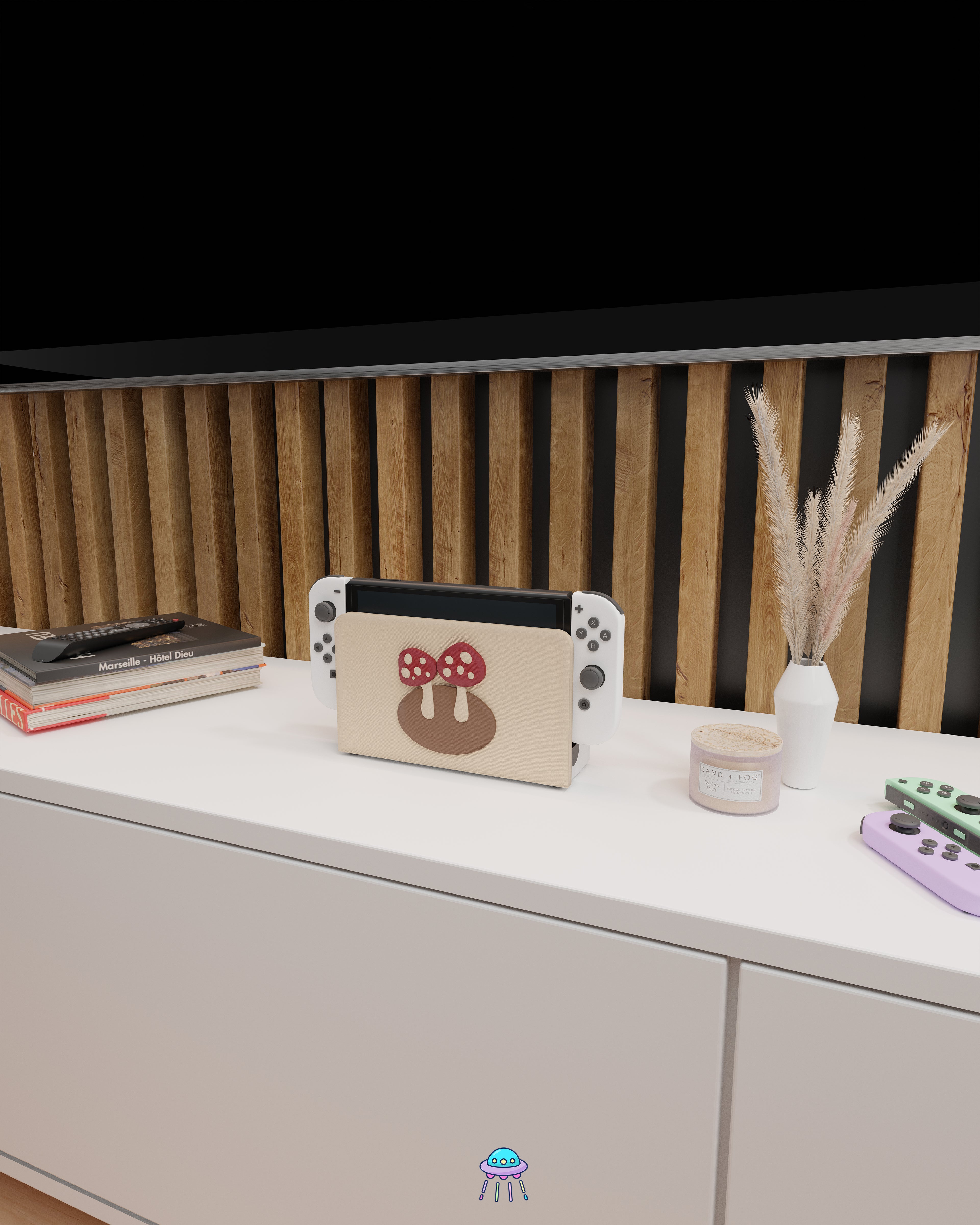 Shroomy Dock Cover for Nintendo Switch – Original Faceplate Design