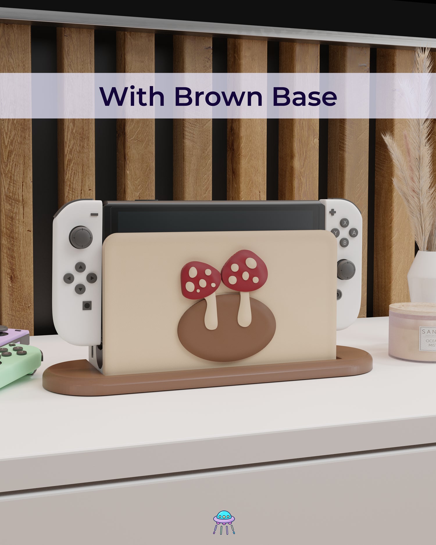Shroomy Dock Cover for Nintendo Switch – Original Faceplate Design