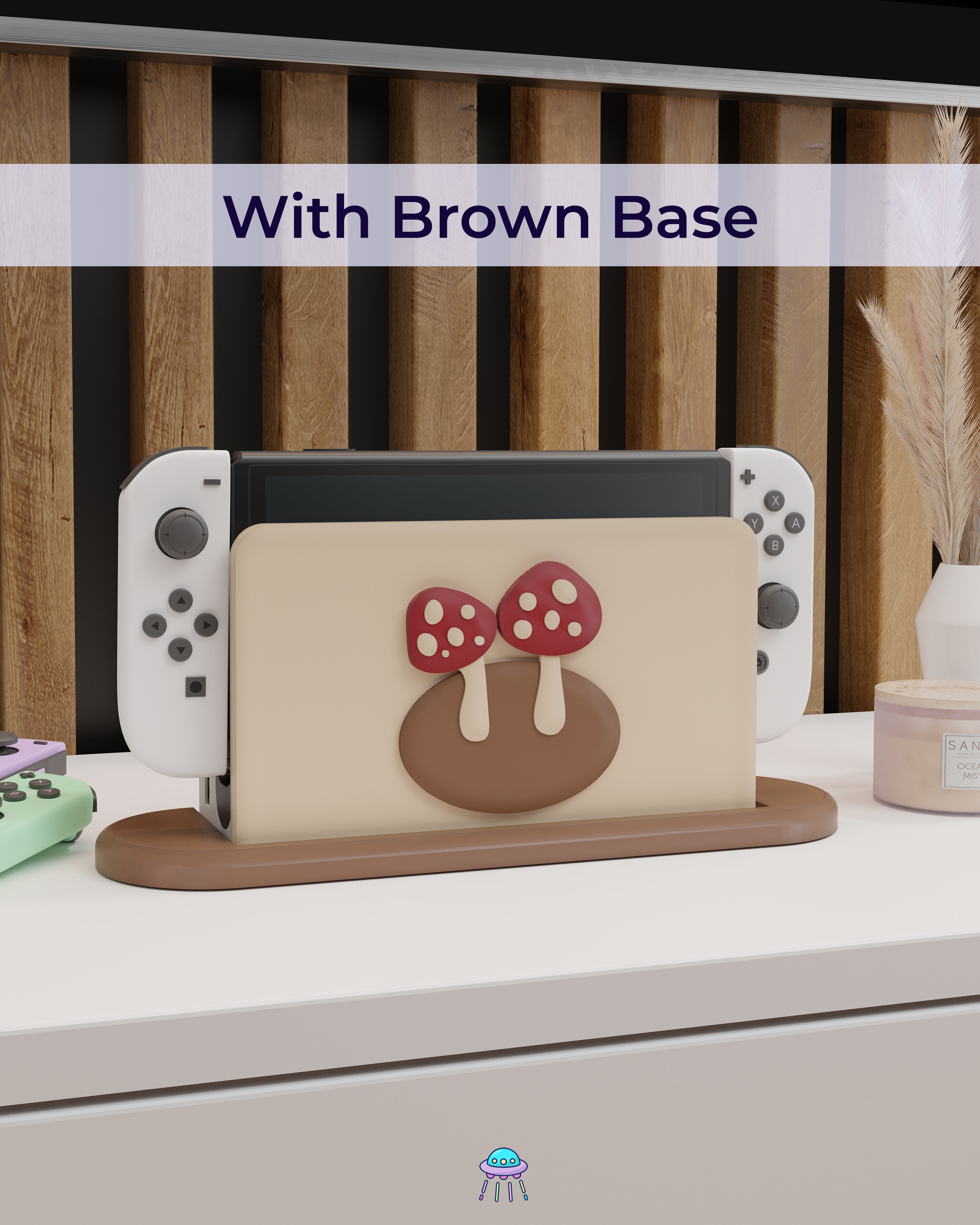 Shroomy Dock Cover for Nintendo Switch – Original Faceplate Design