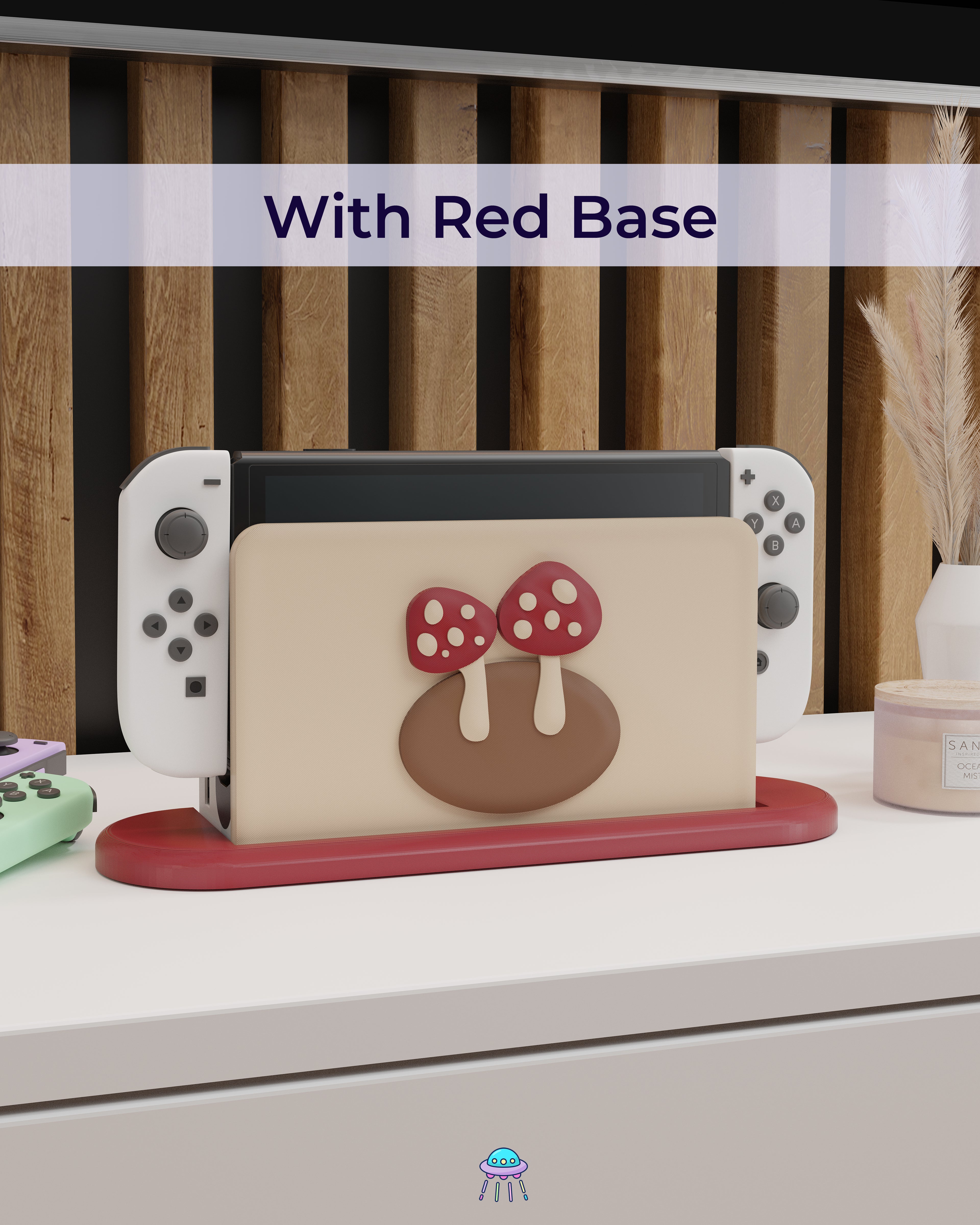 Shroomy Dock Cover for Nintendo Switch – Original Faceplate Design