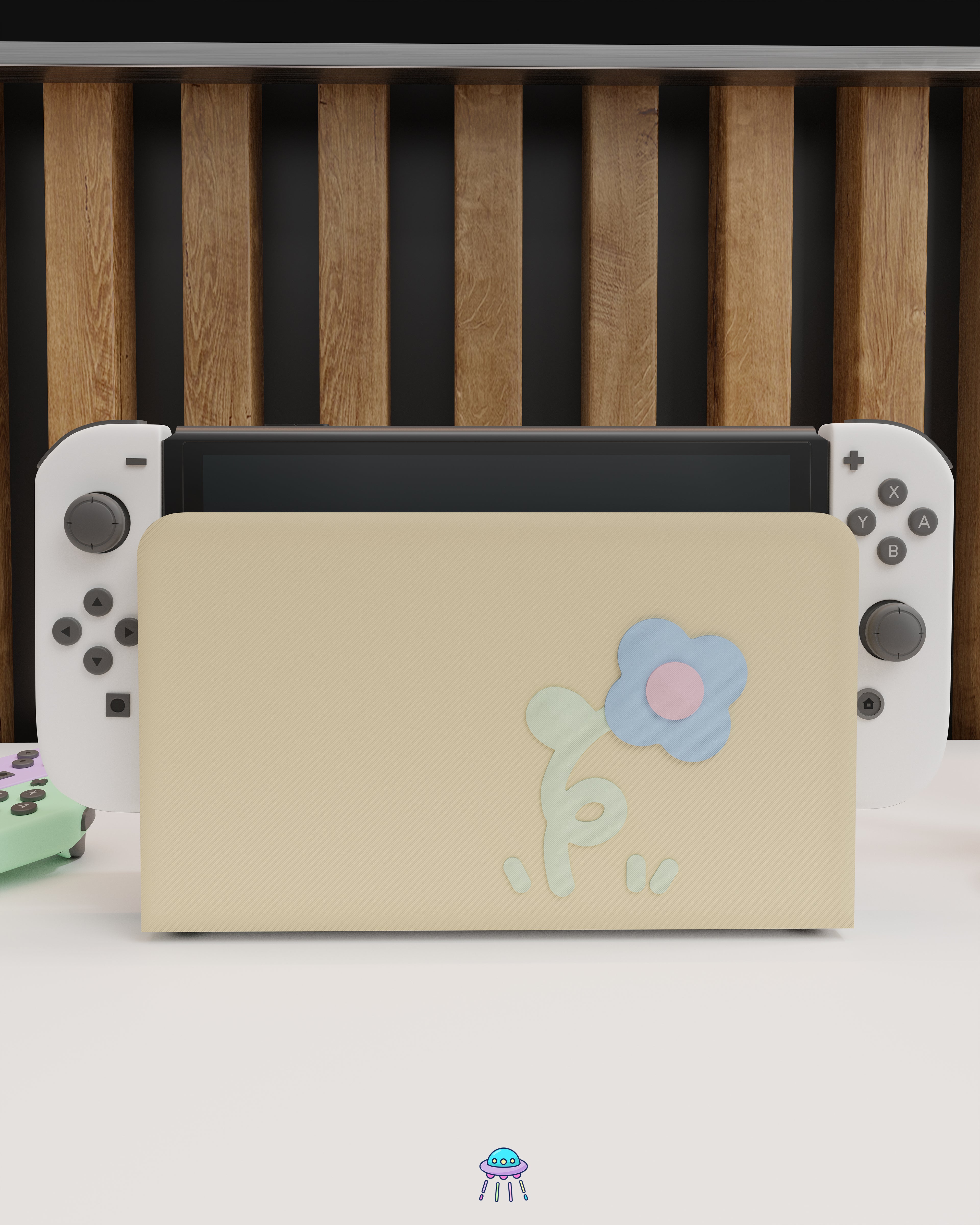 Spiral Sprout Dock Cover for Nintendo Switch – Original Faceplate Design