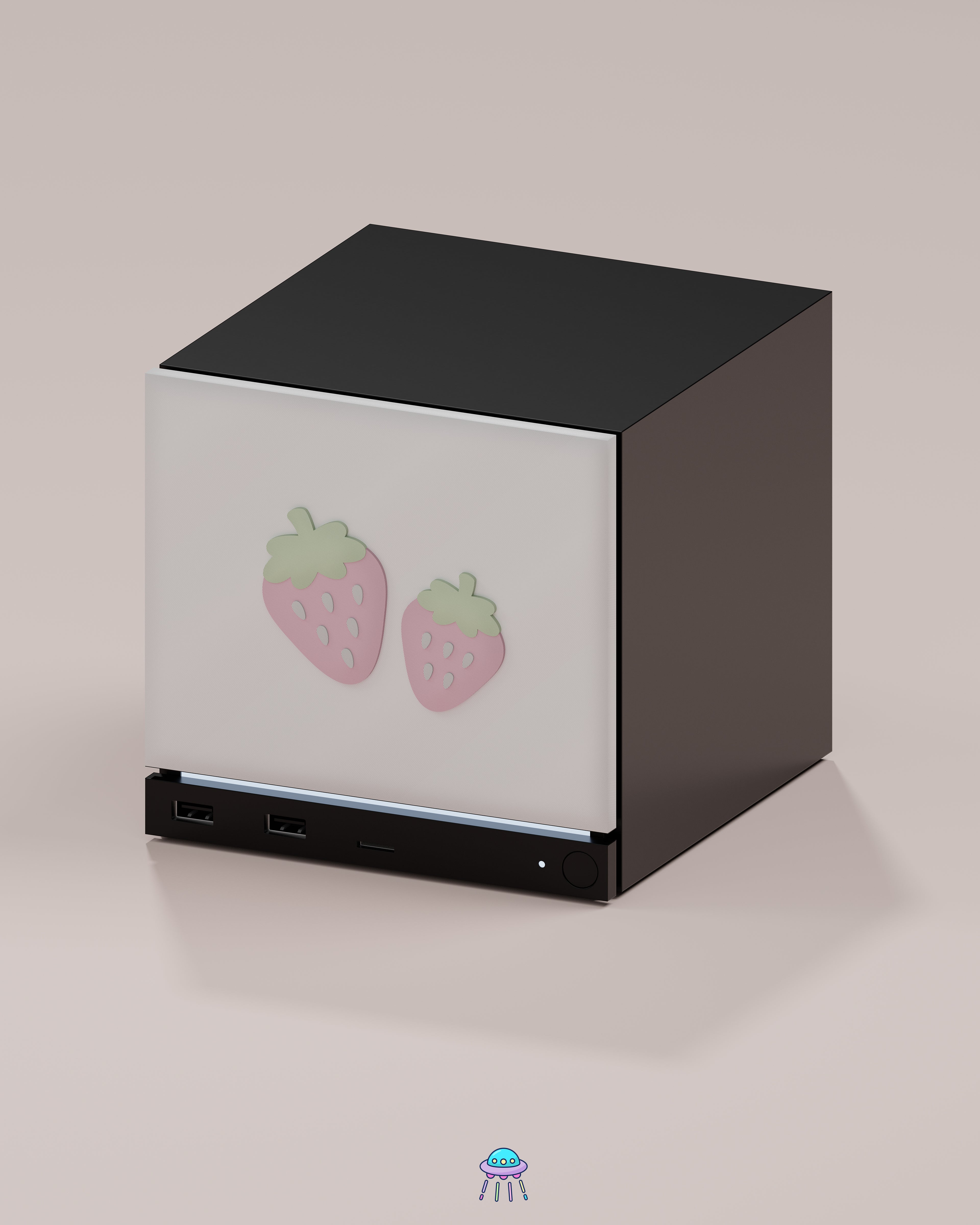 Strawberry Valve Steam Machine Faceplate / Face Cover Pre-Order