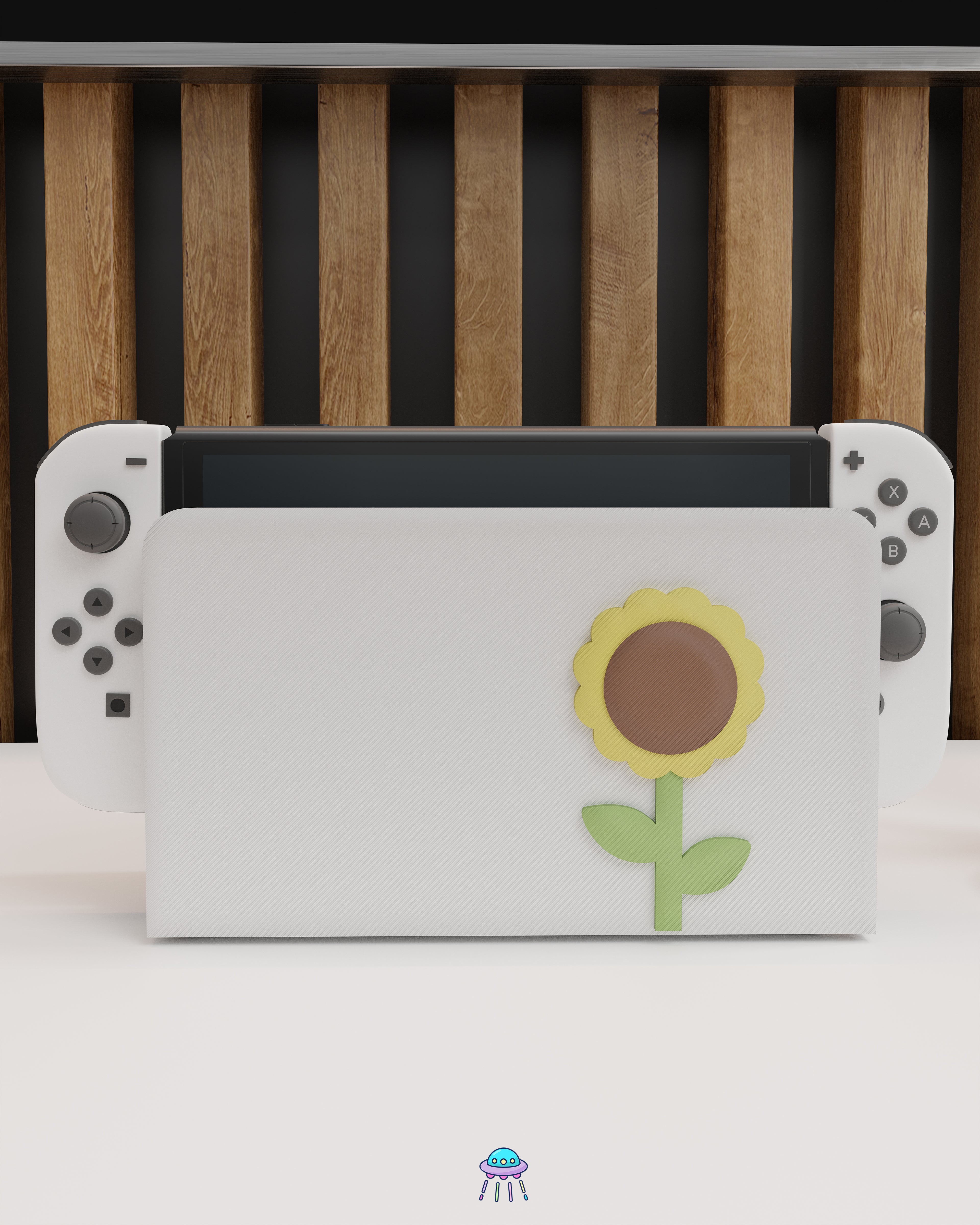 Sunflower Dock Cover for Nintendo Switch – Original Faceplate Design