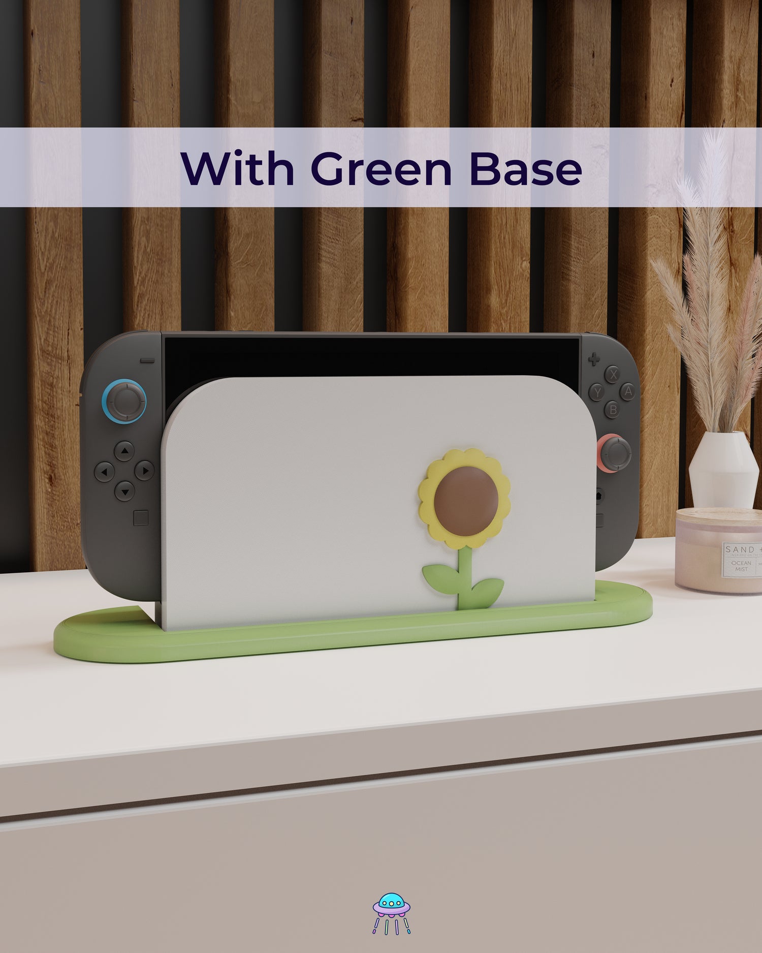 Sunflower Dock Cover for Nintendo Switch 2 – Original Faceplate Design