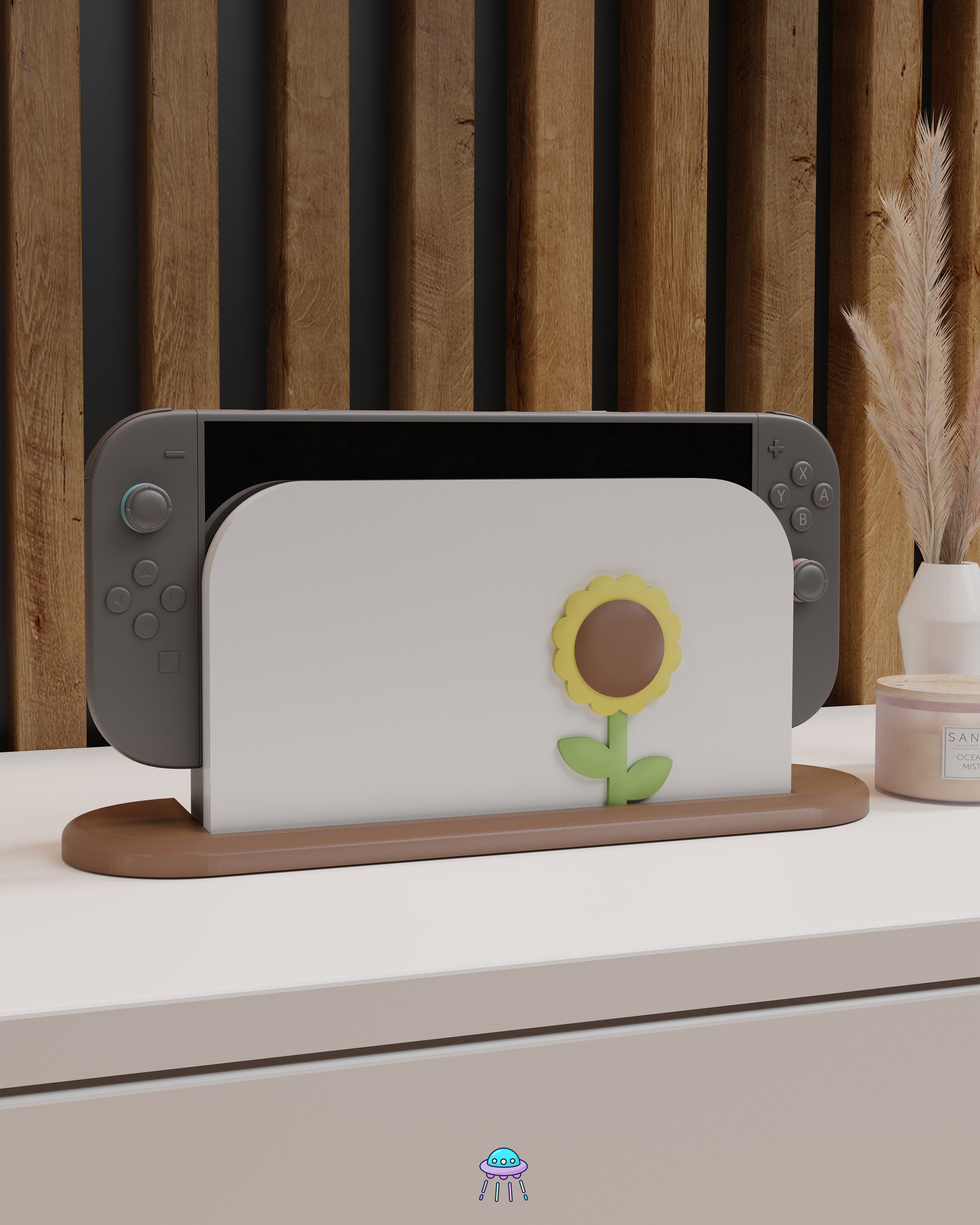 Sunflower Dock Cover for Nintendo Switch 2 – Original Faceplate Design