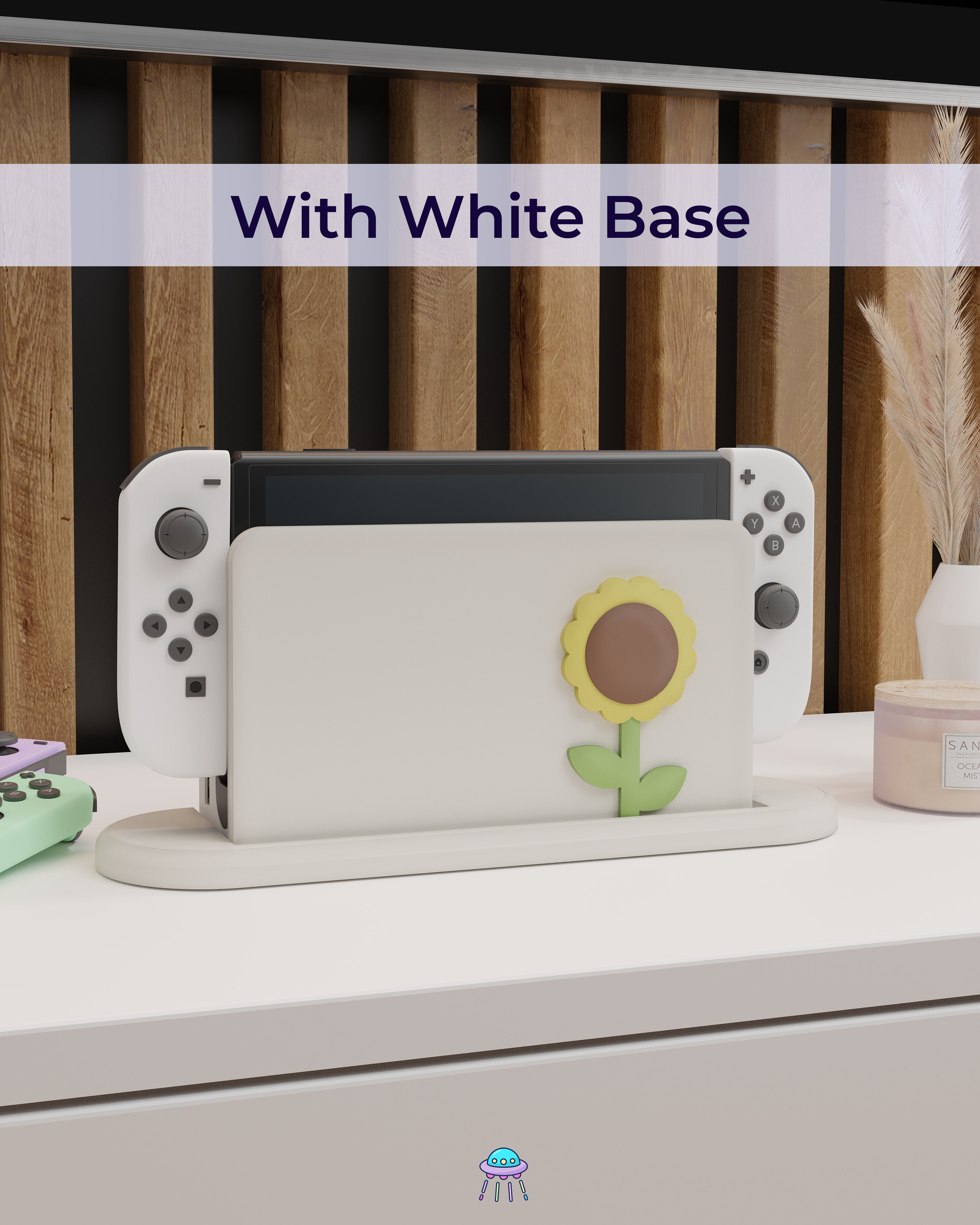 Sunflower Dock Cover for Nintendo Switch – Original Faceplate Design