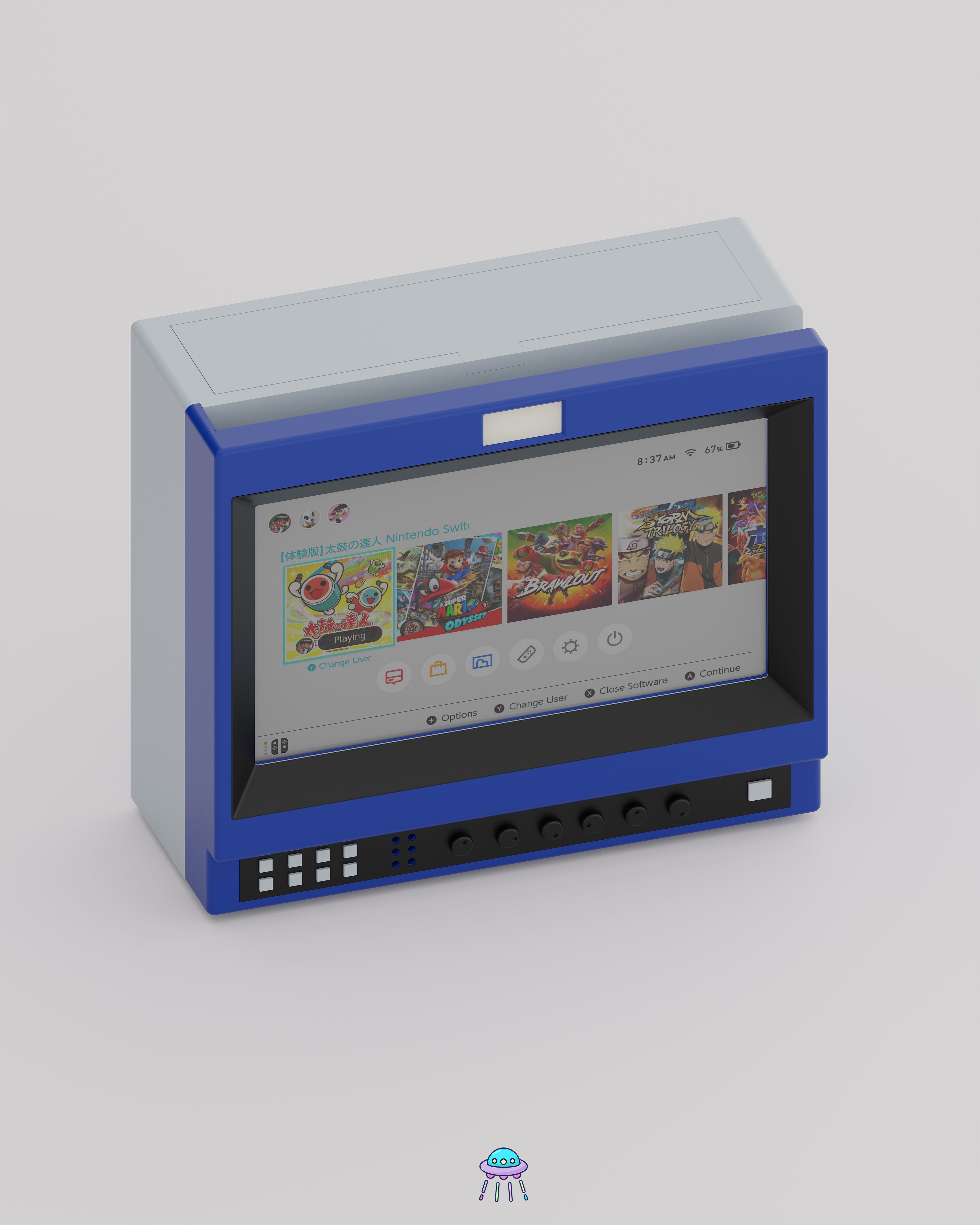 Retro Nintendo Switch 2 Stand