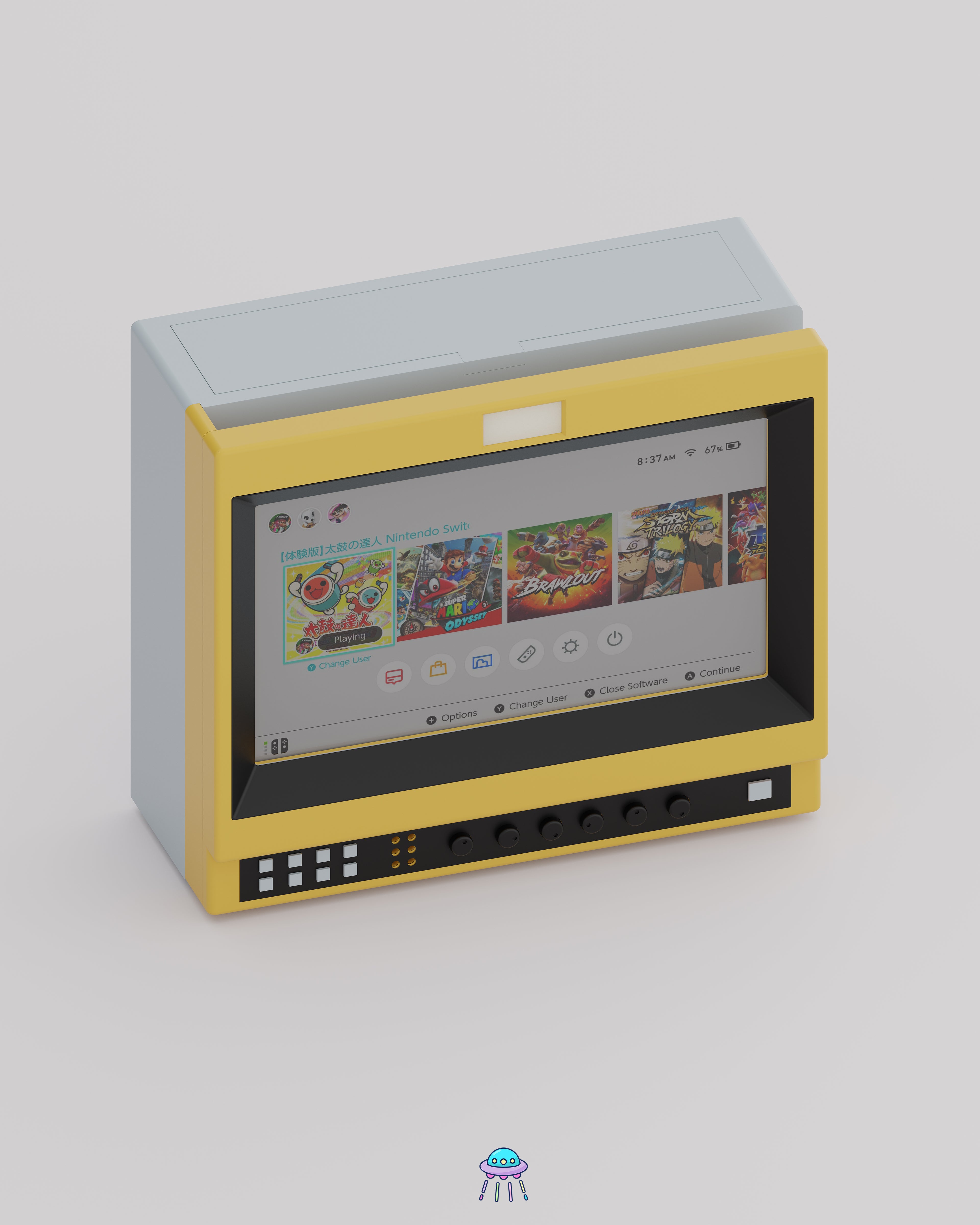 Retro Nintendo Switch 2 Stand