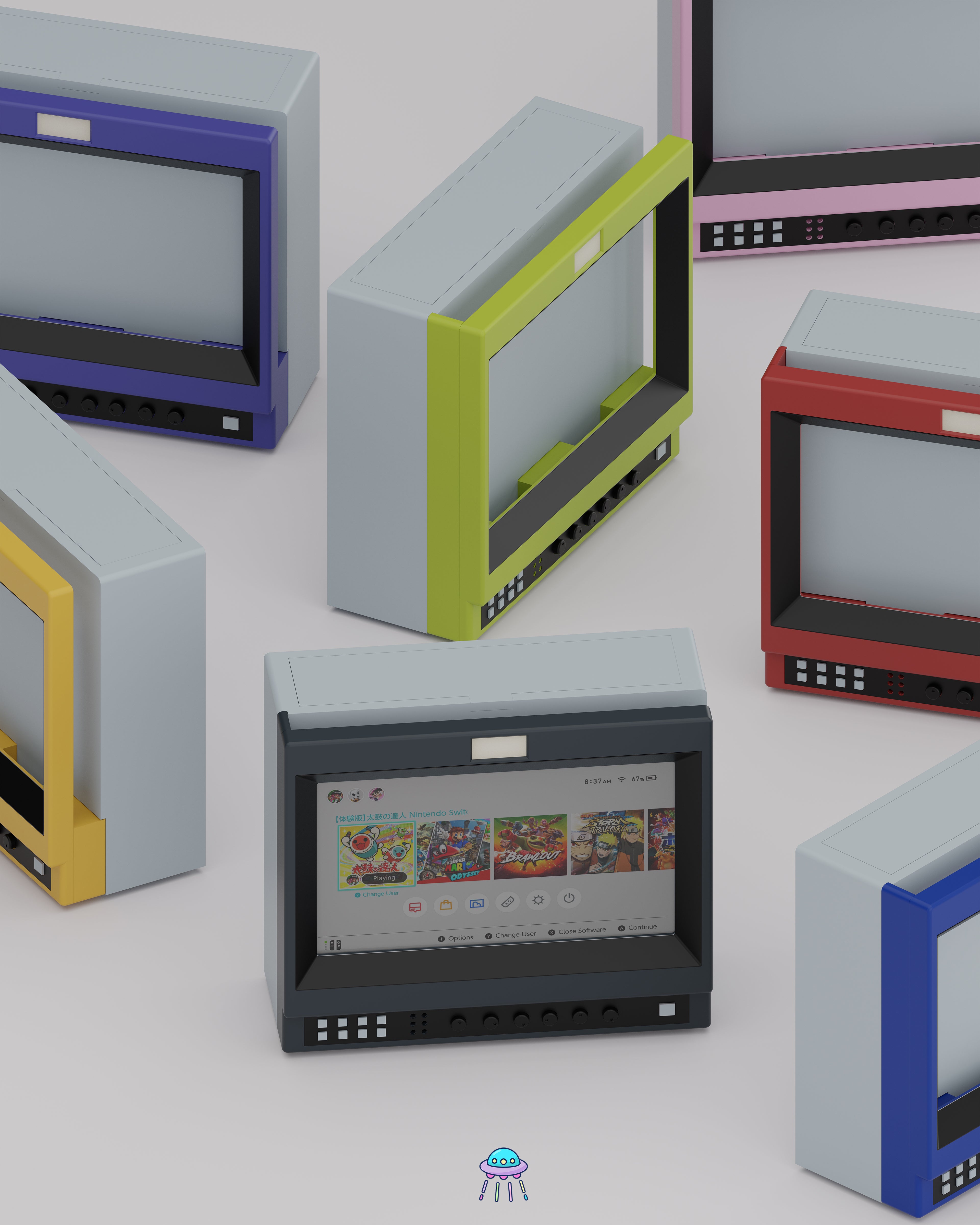 Retro Nintendo Switch 2 Stand