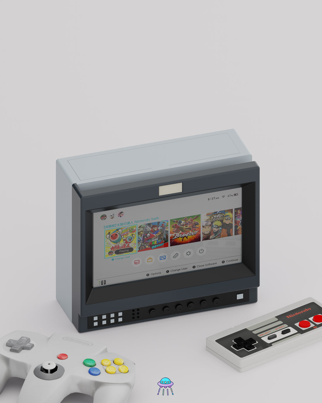 SVM - Retro Nintendo Switch 2 Stand