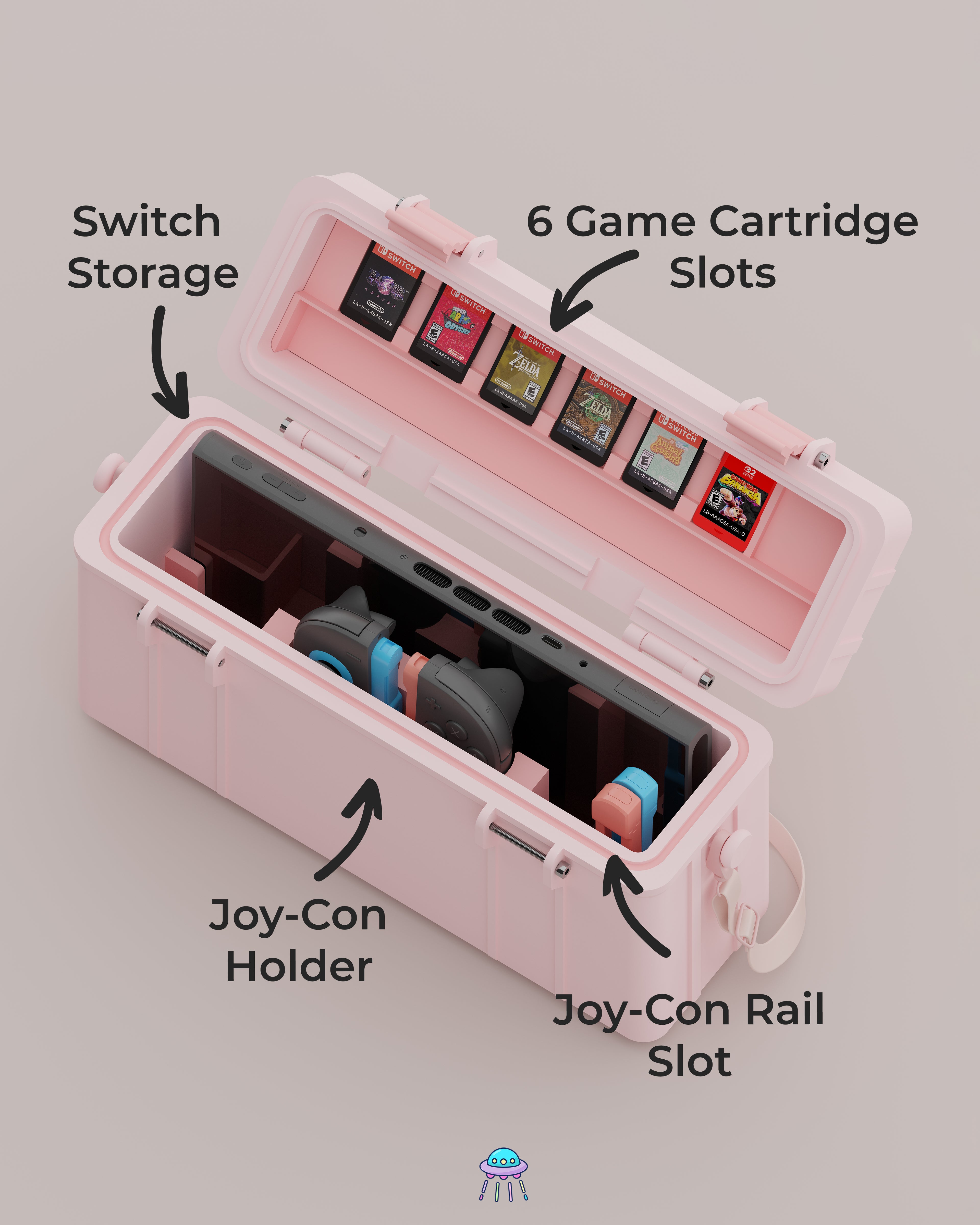 Trunki - Nintendo Switch 2 Carrying Case With Storage