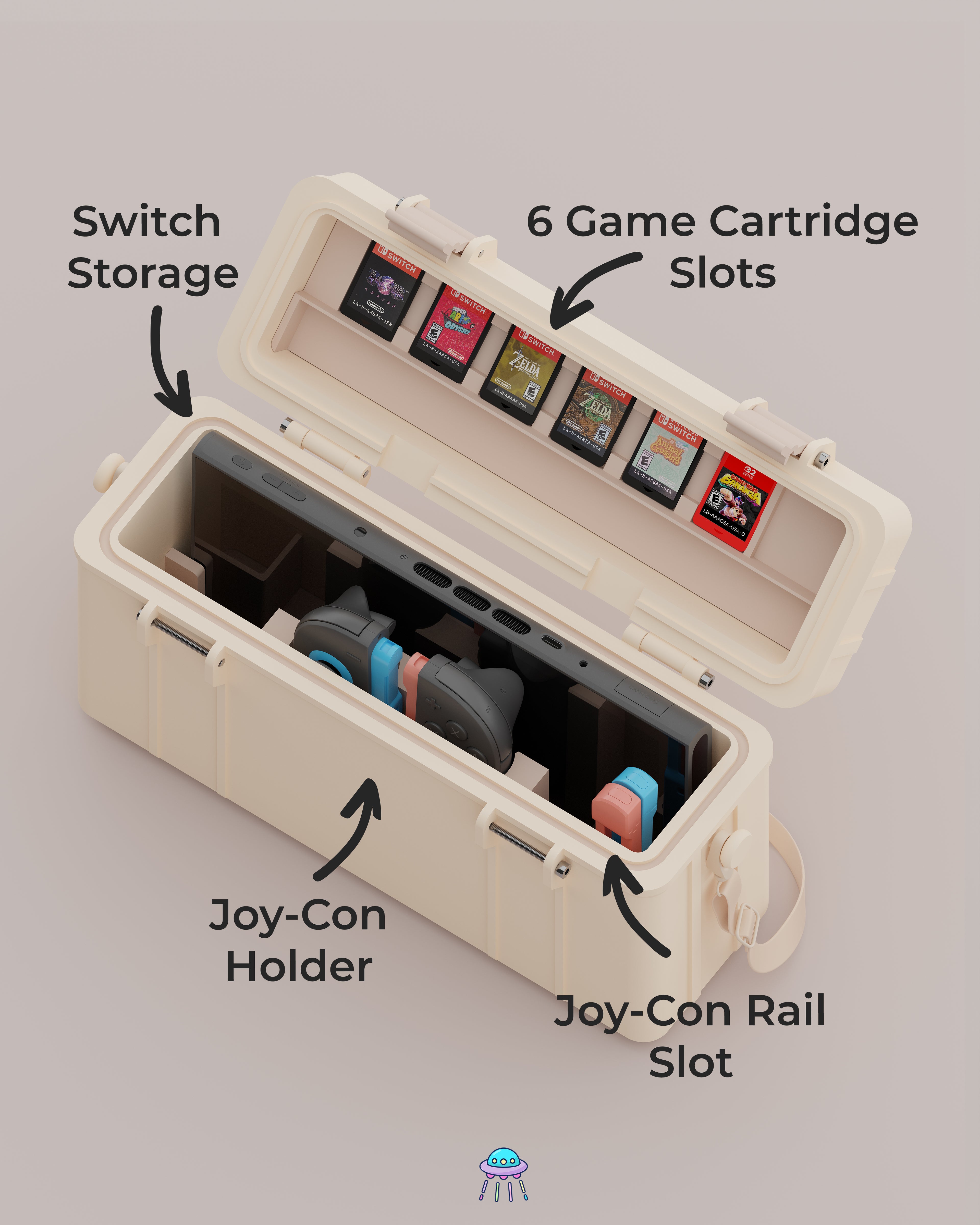 Trunki - Nintendo Switch 2 Carrying Case With Storage