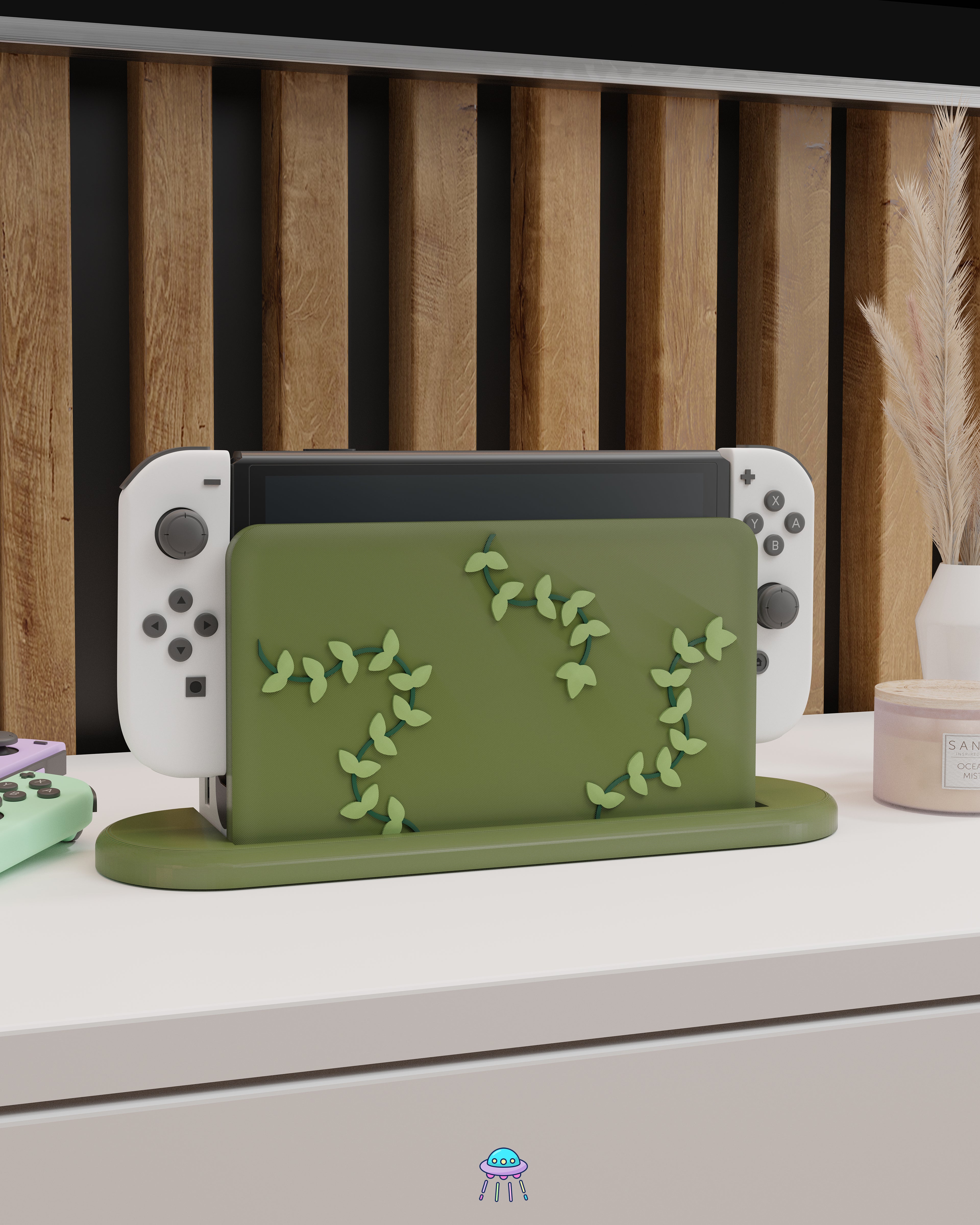 Vines Dock Cover for Nintendo Switch – Original Faceplate Design
