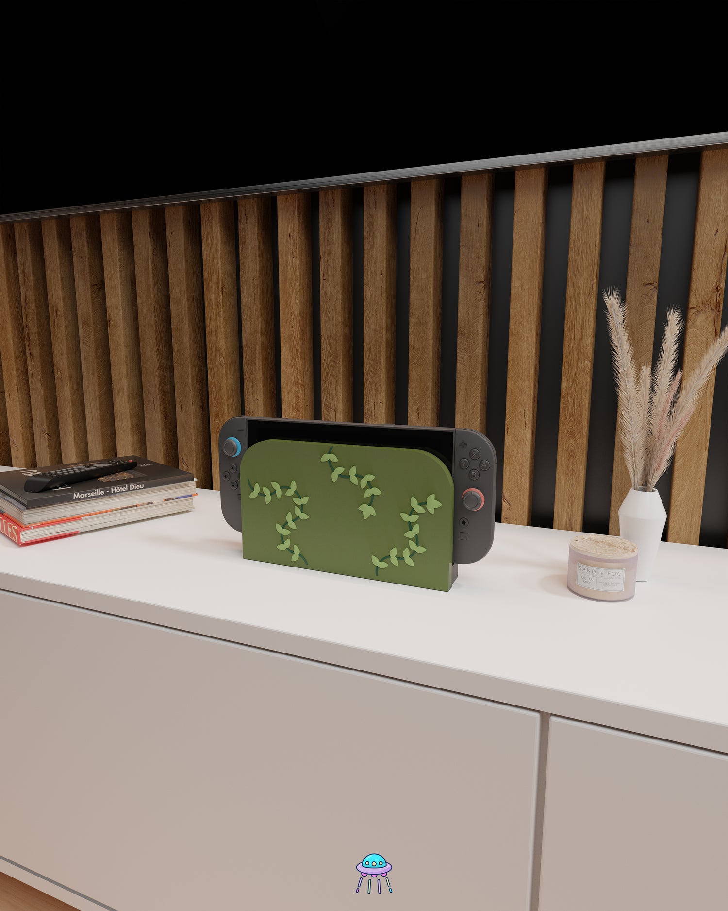 Vines Dock Cover for Nintendo Switch 2 – Original Faceplate Design