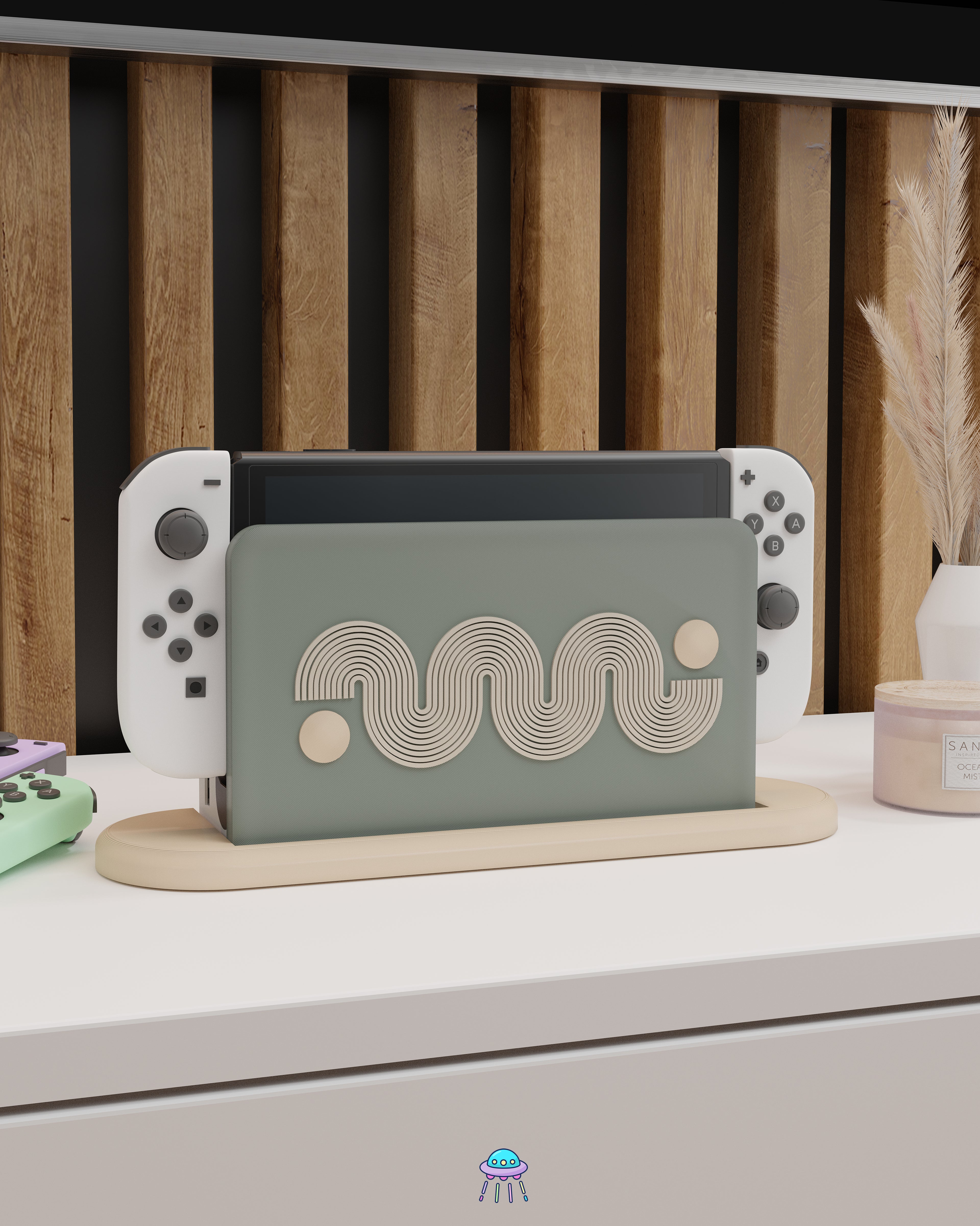Wave Cover for Nintendo Switch – Original Faceplate Design