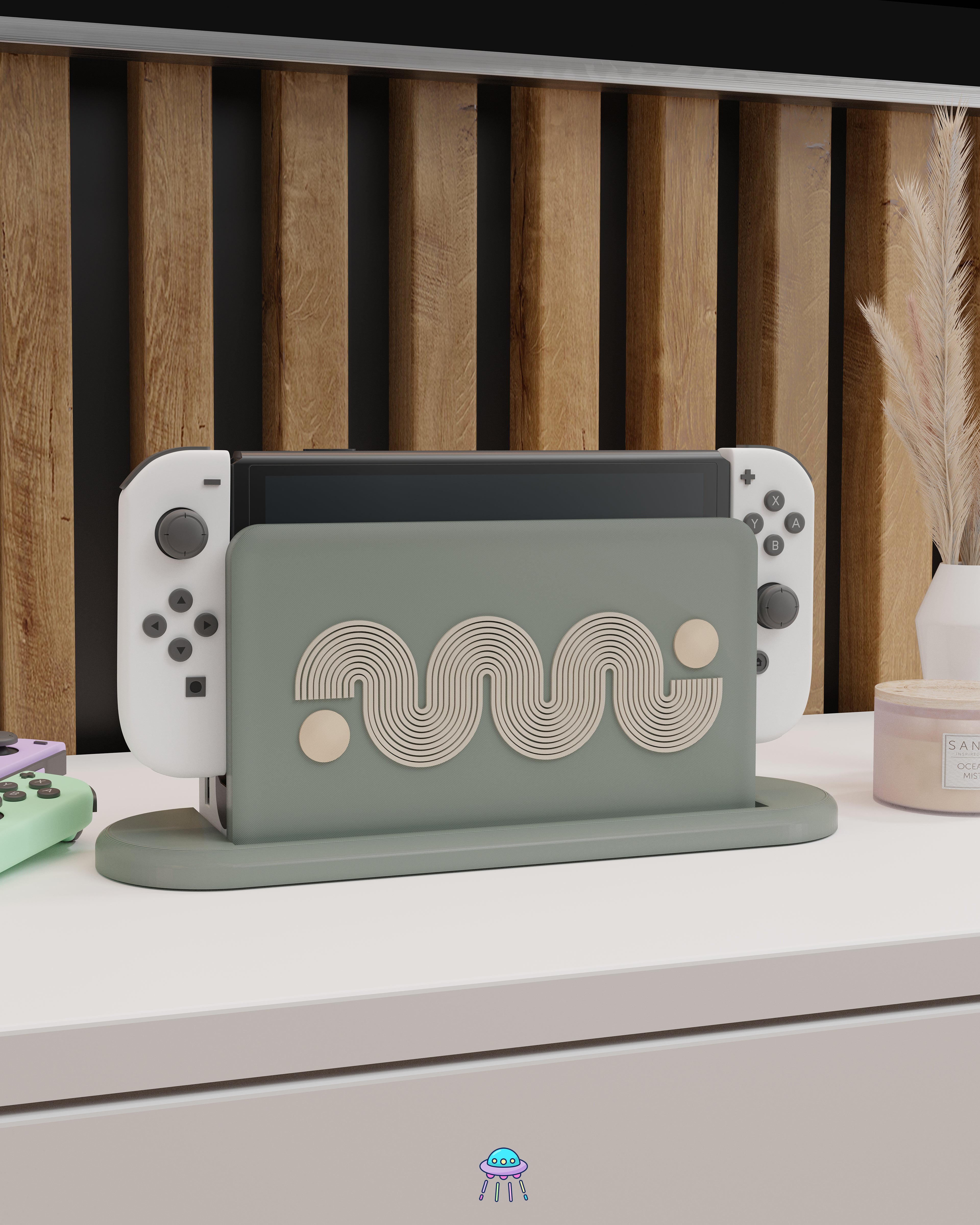 Wave Cover for Nintendo Switch – Original Faceplate Design