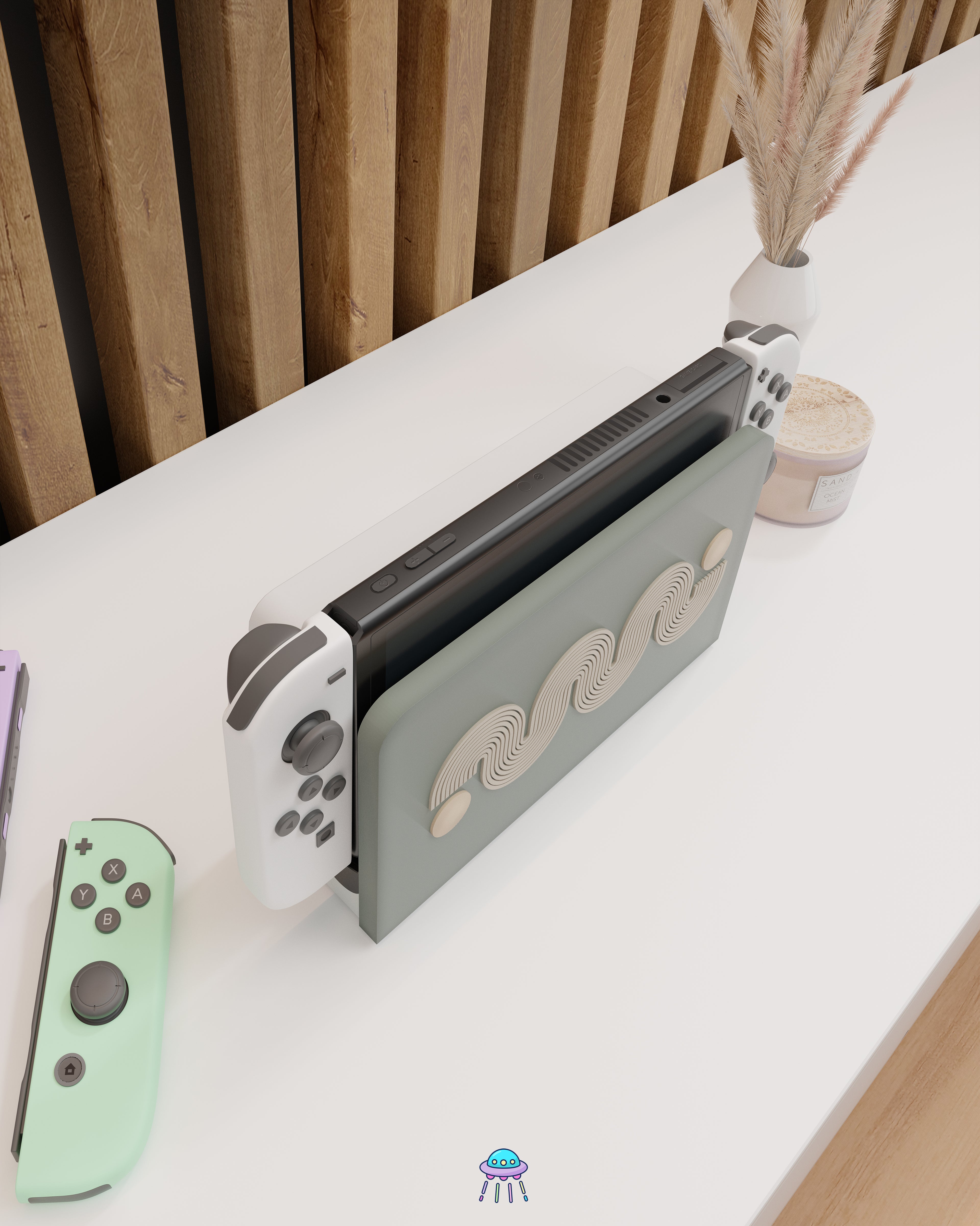 Wave Cover for Nintendo Switch – Original Faceplate Design