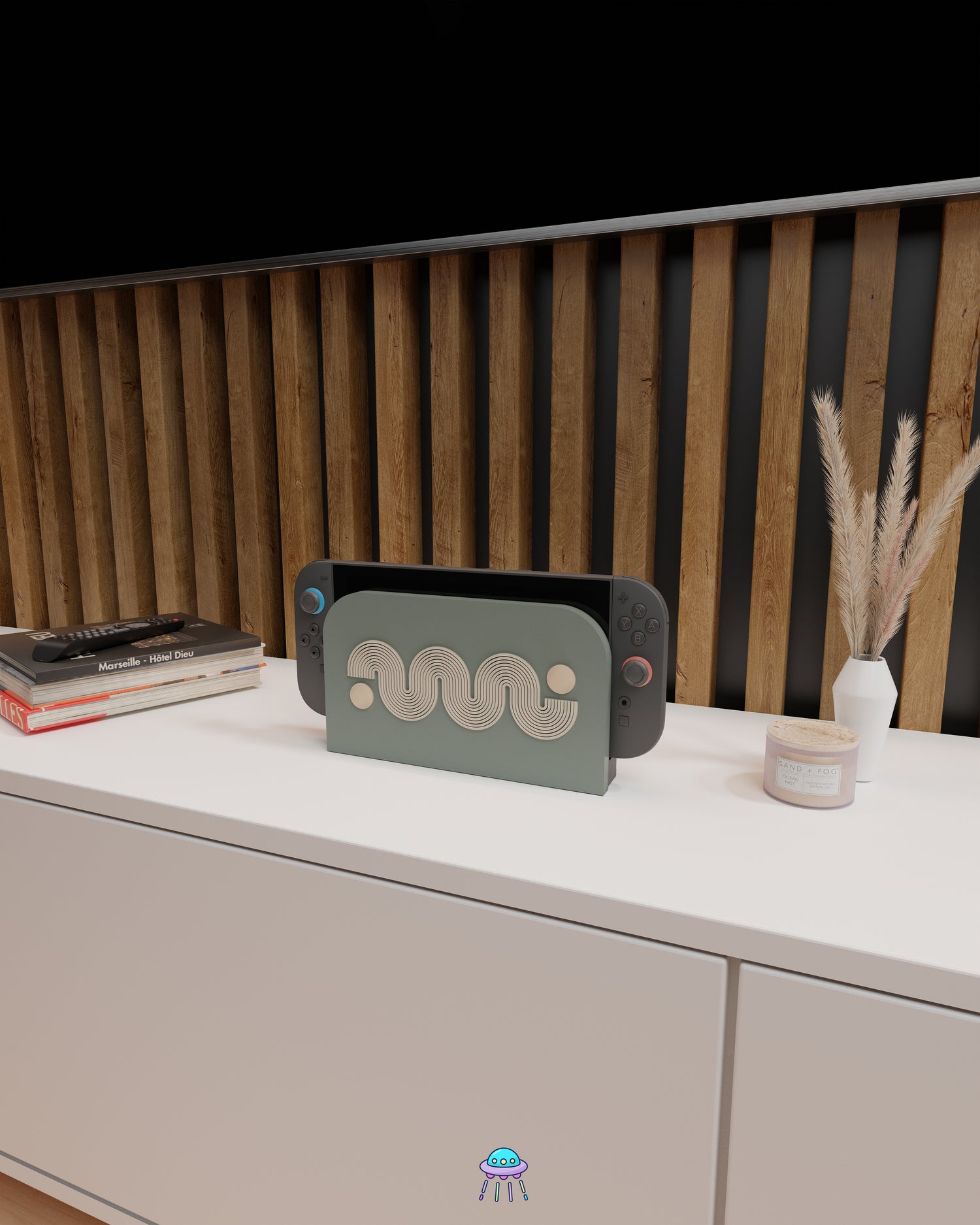 Wave Dock Cover for Nintendo Switch 2 – Original Faceplate Design