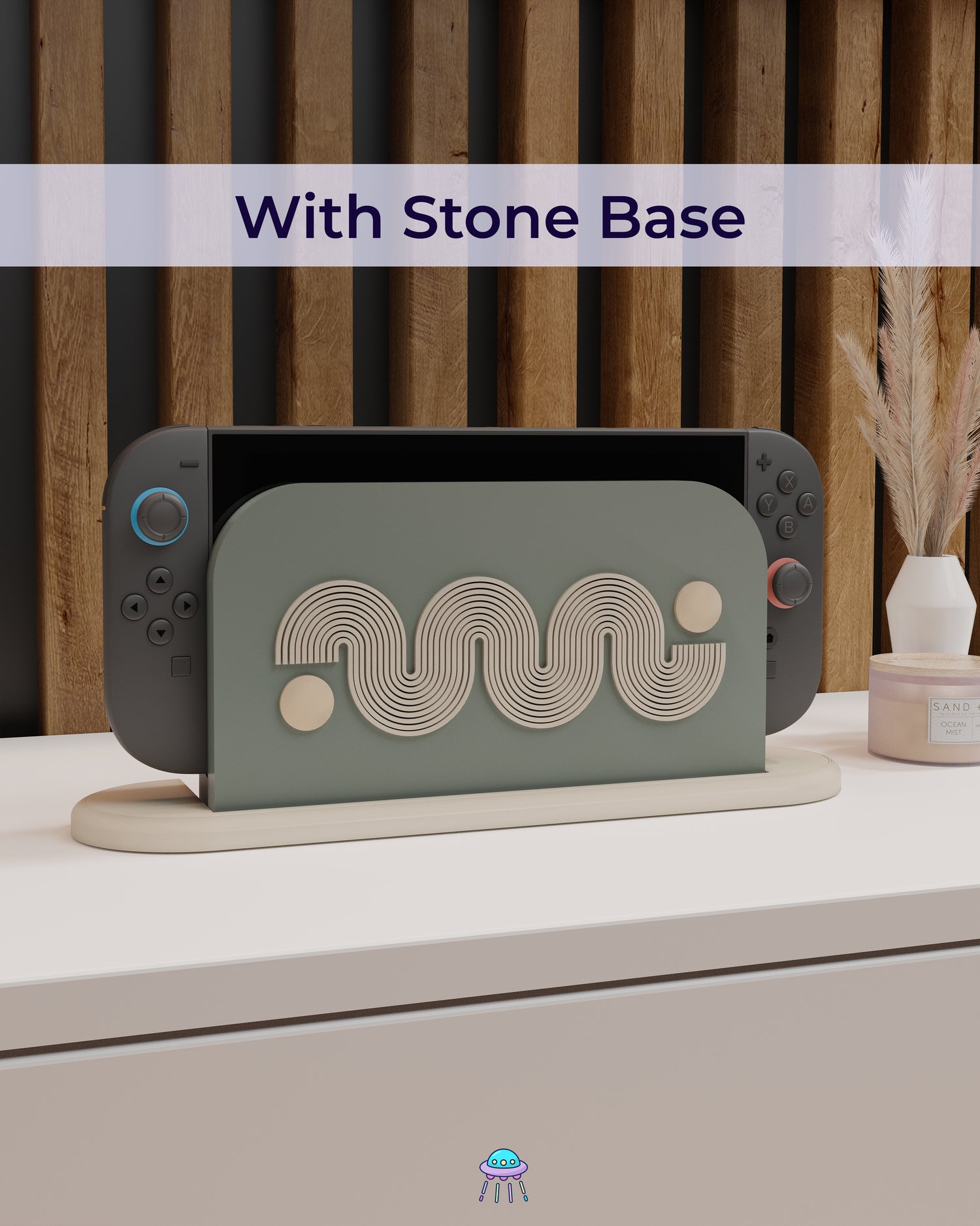 Wave Dock Cover for Nintendo Switch 2 – Original Faceplate Design