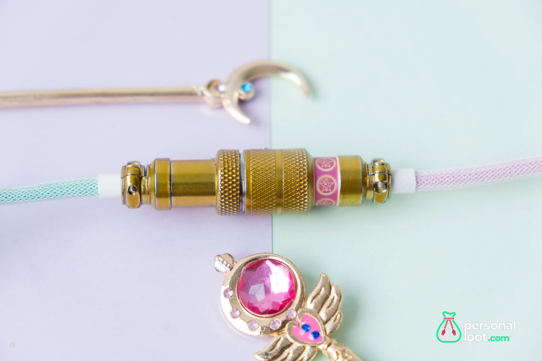 Magic Girl Themed Keyboard Cable