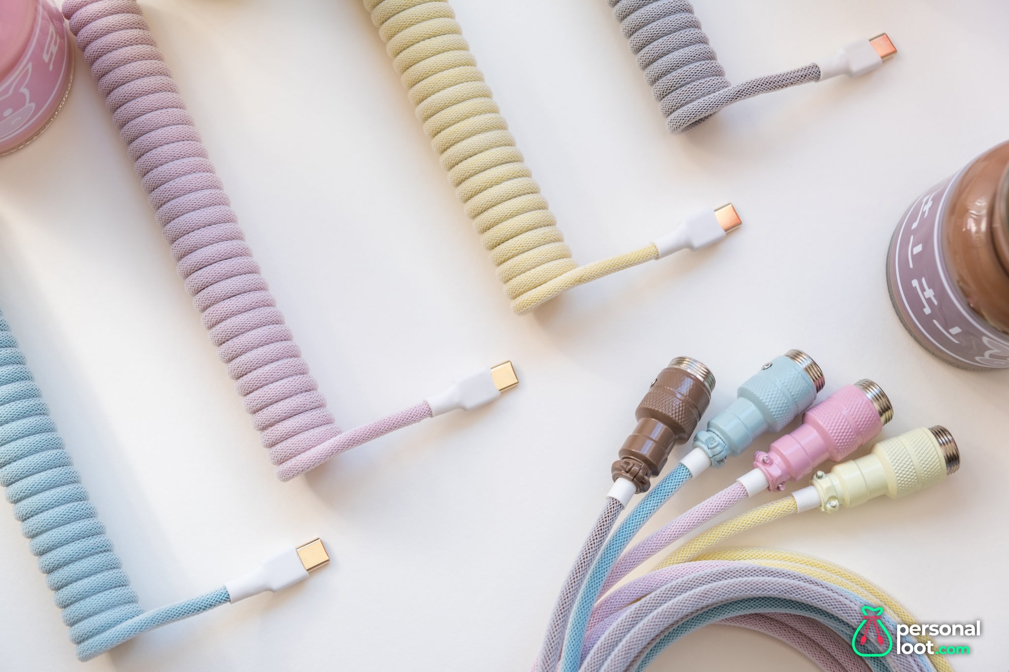 Pastel Milk Keyboard Cables